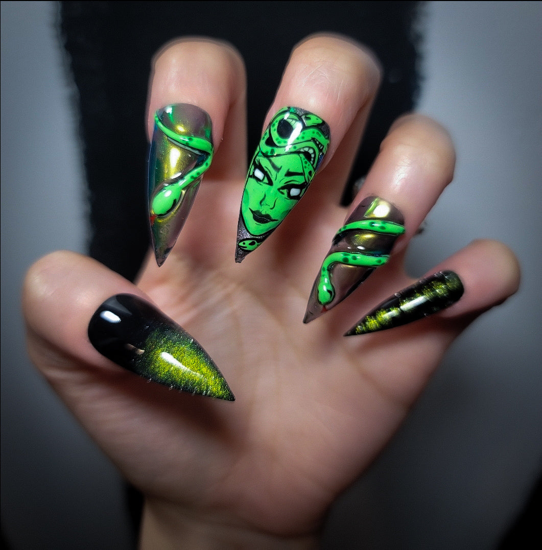 Turn To Stone Press on Nail Set