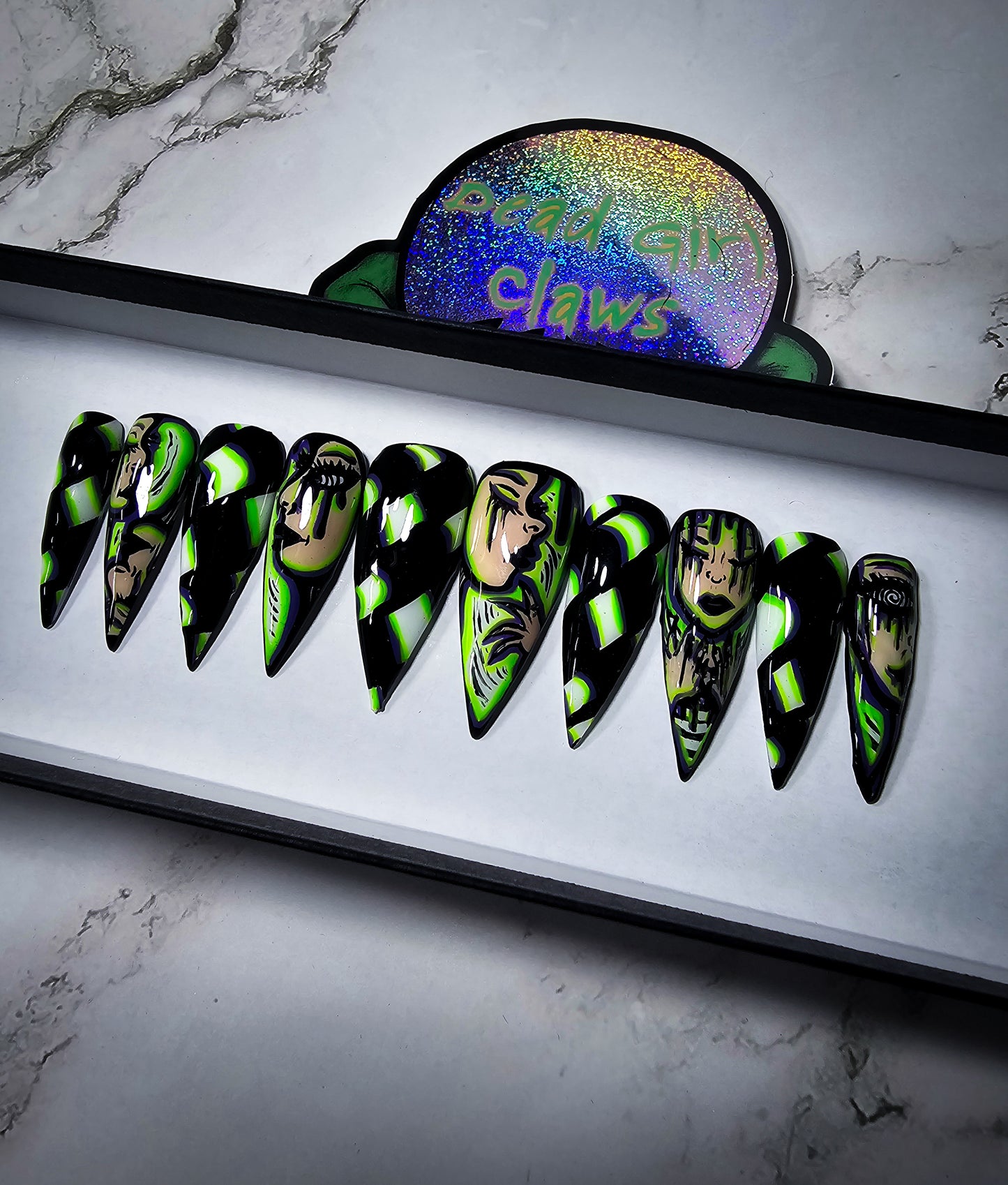 Cyber Glam Press on Nail Set