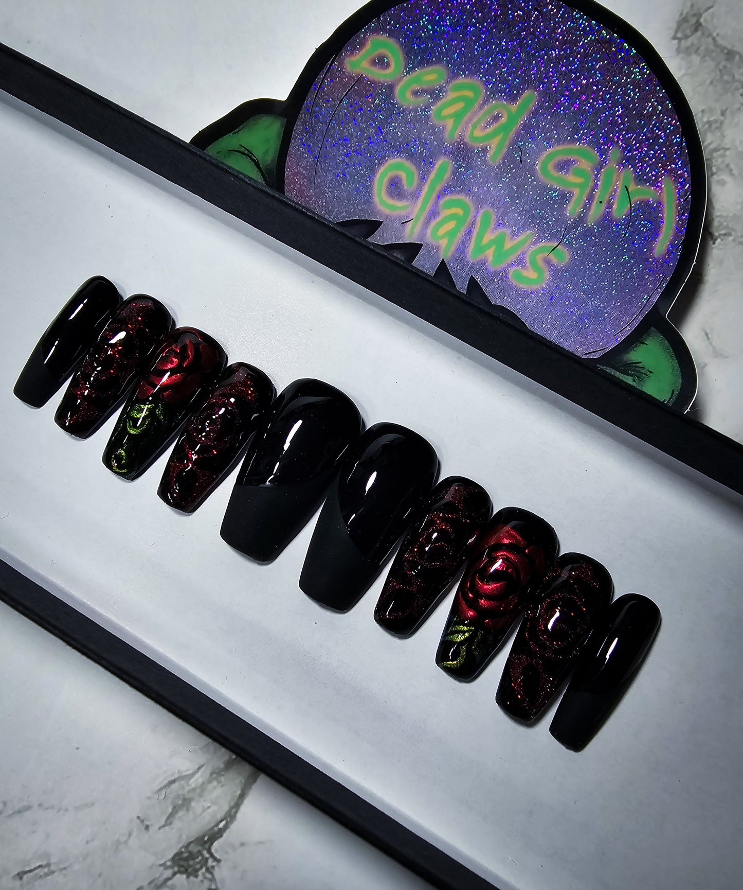 Part of your Darkness Press on Nail Set