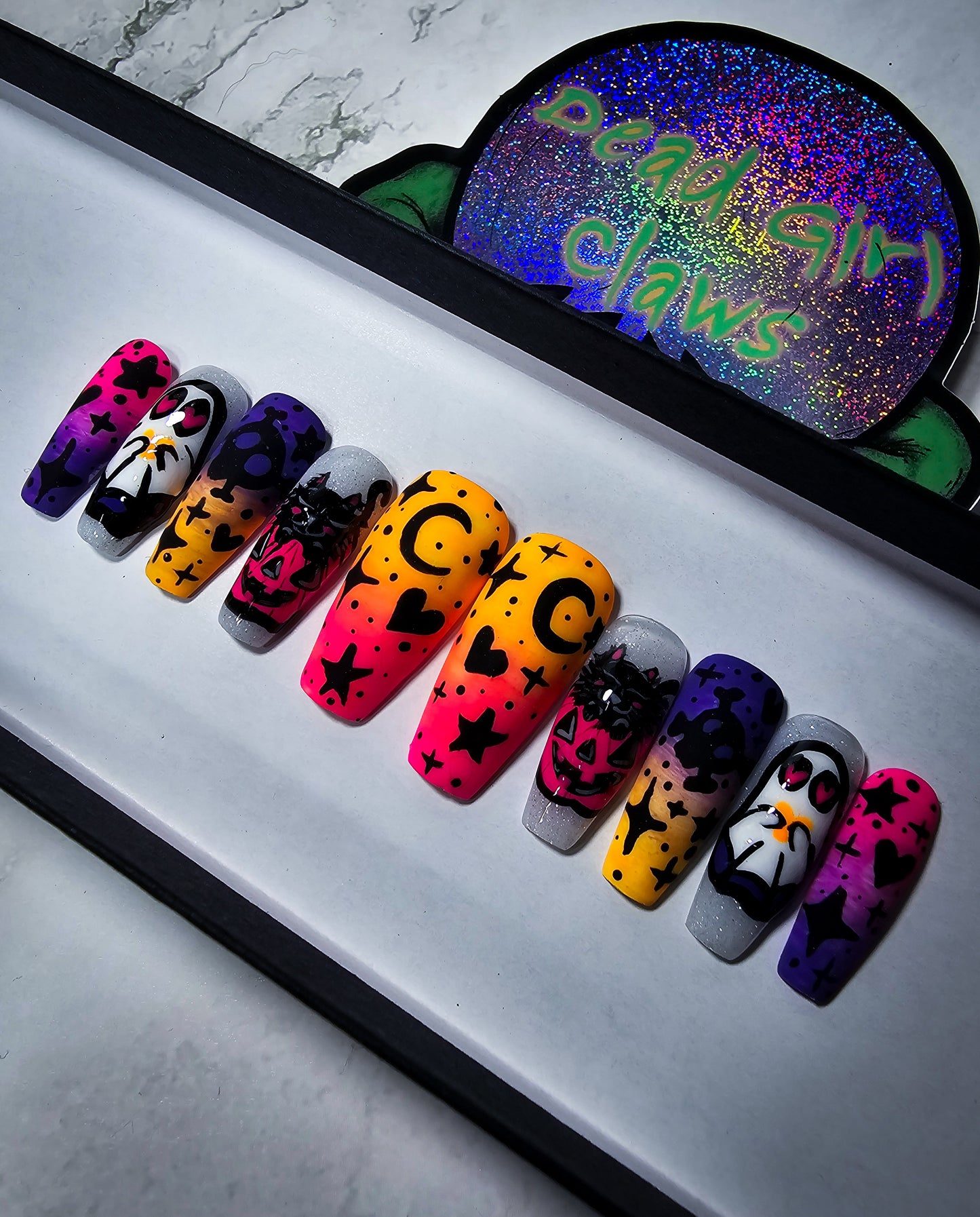 Terrors & Treats Press on Nail Set