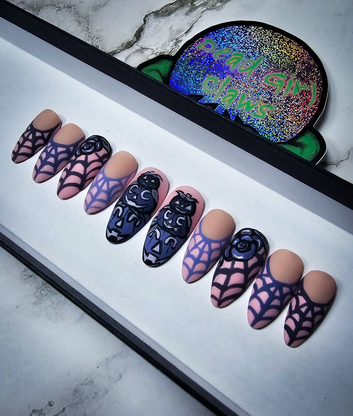 Boo Crew Press on Nail Set