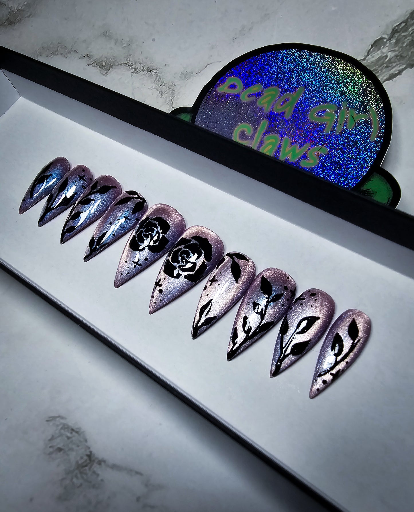 Slay With Sparkle Press on Nails
