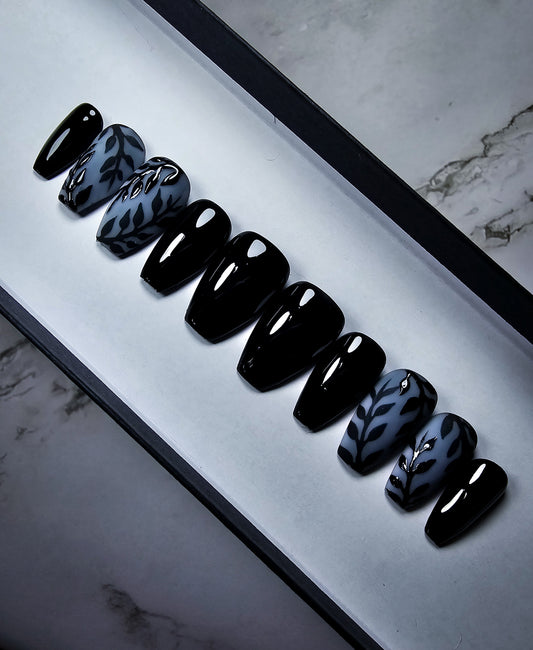 Foliage Press on Nail Set