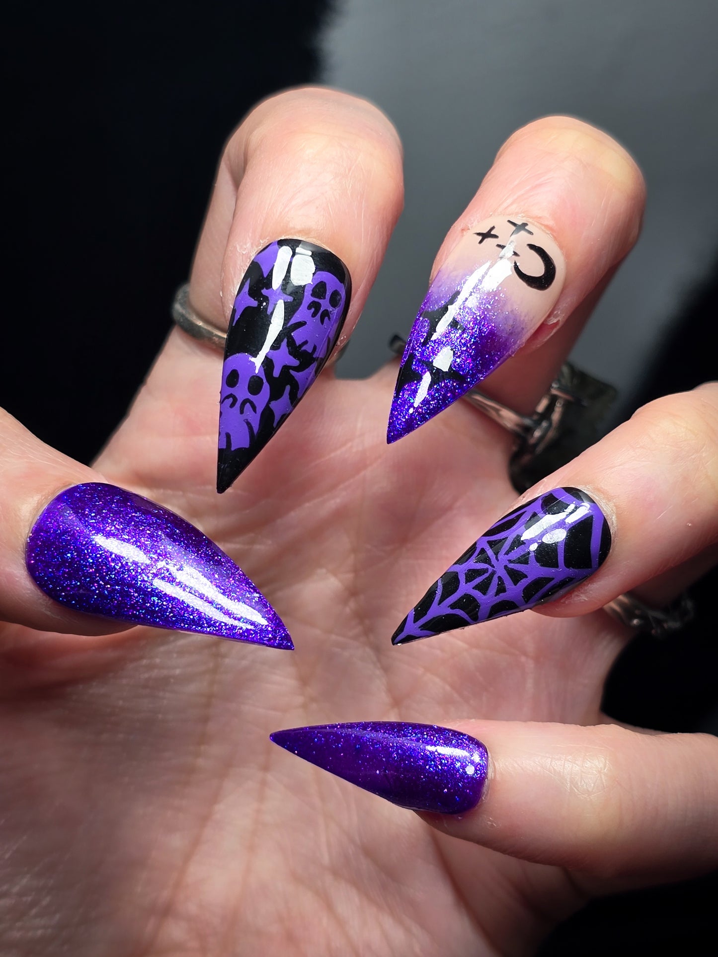Happy Haunting Press on Nail Set