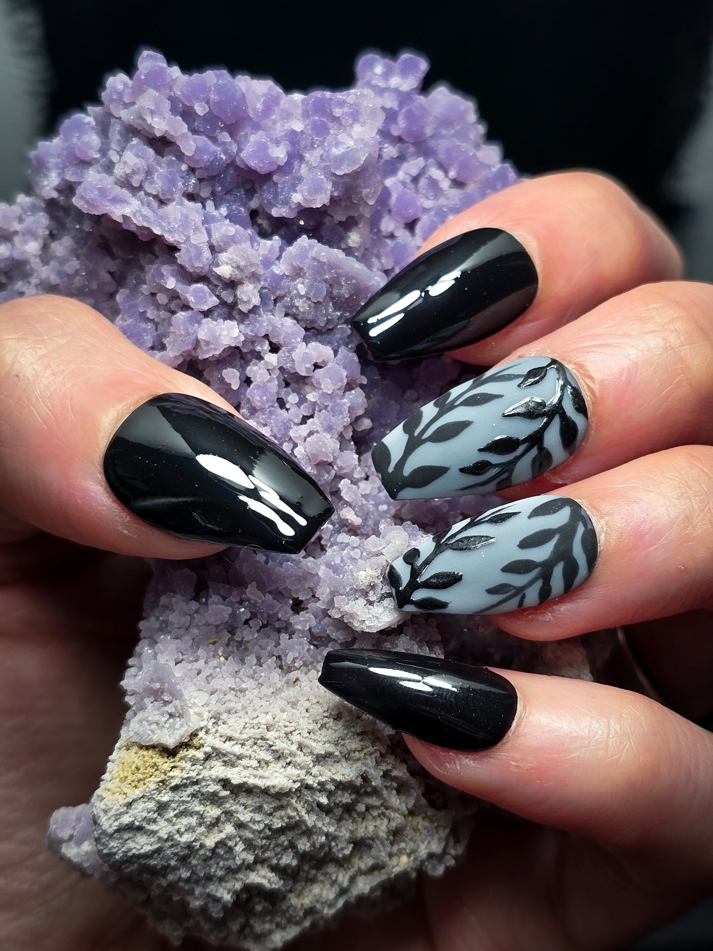 Foliage Press on Nail Set