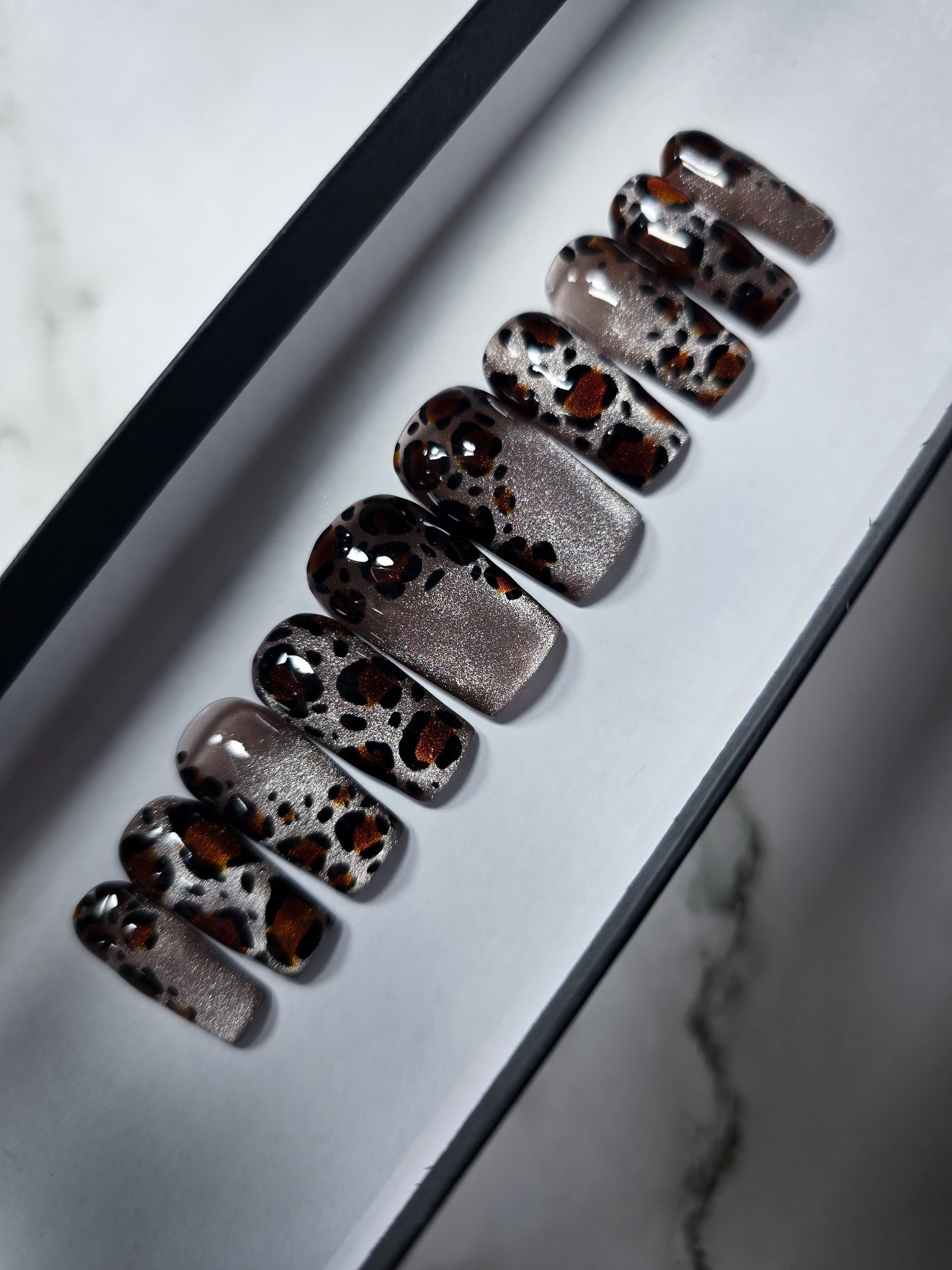 Leopard Skin Press on Nail set