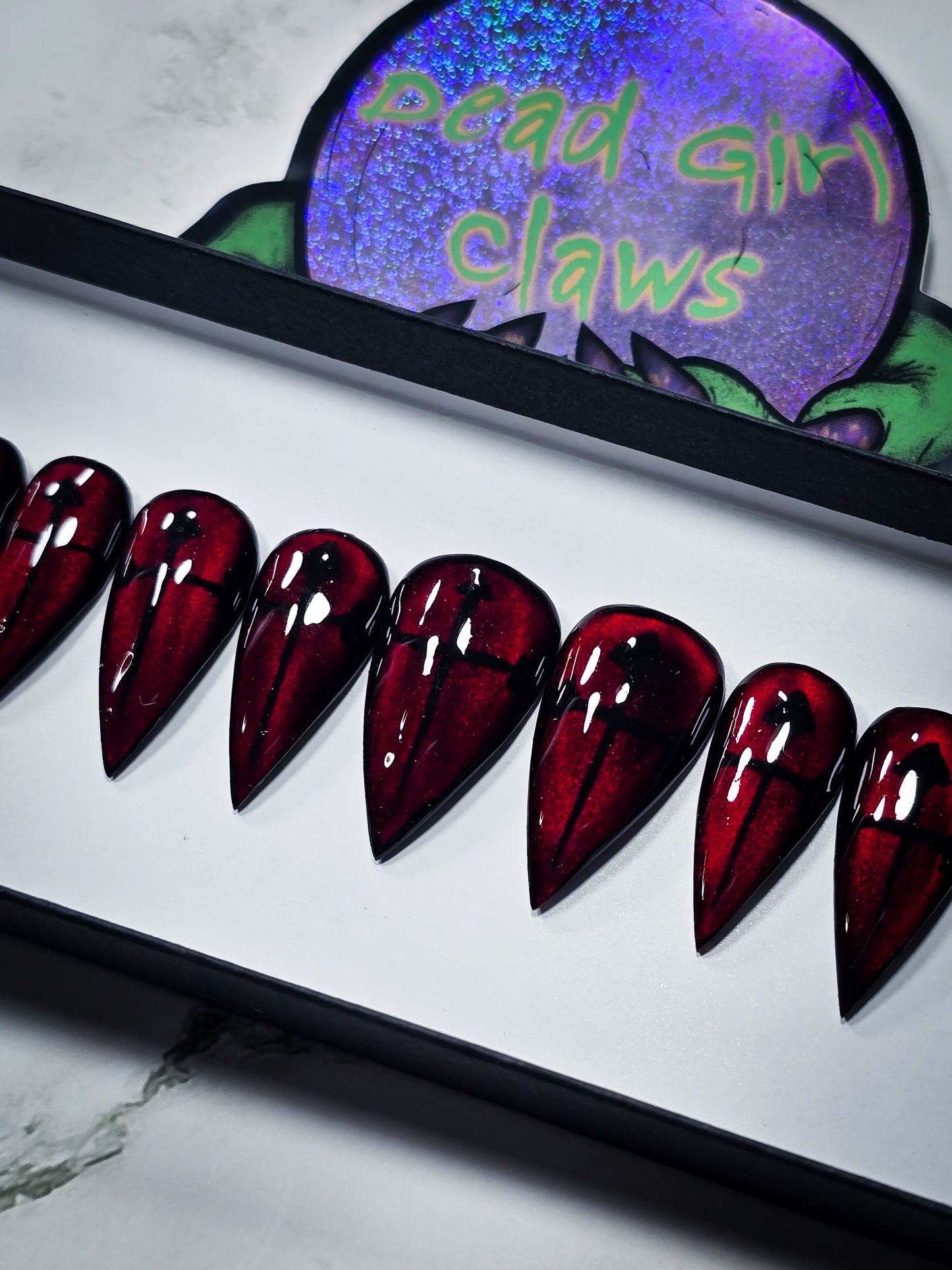 Vampire Temptation Press on Nail Set