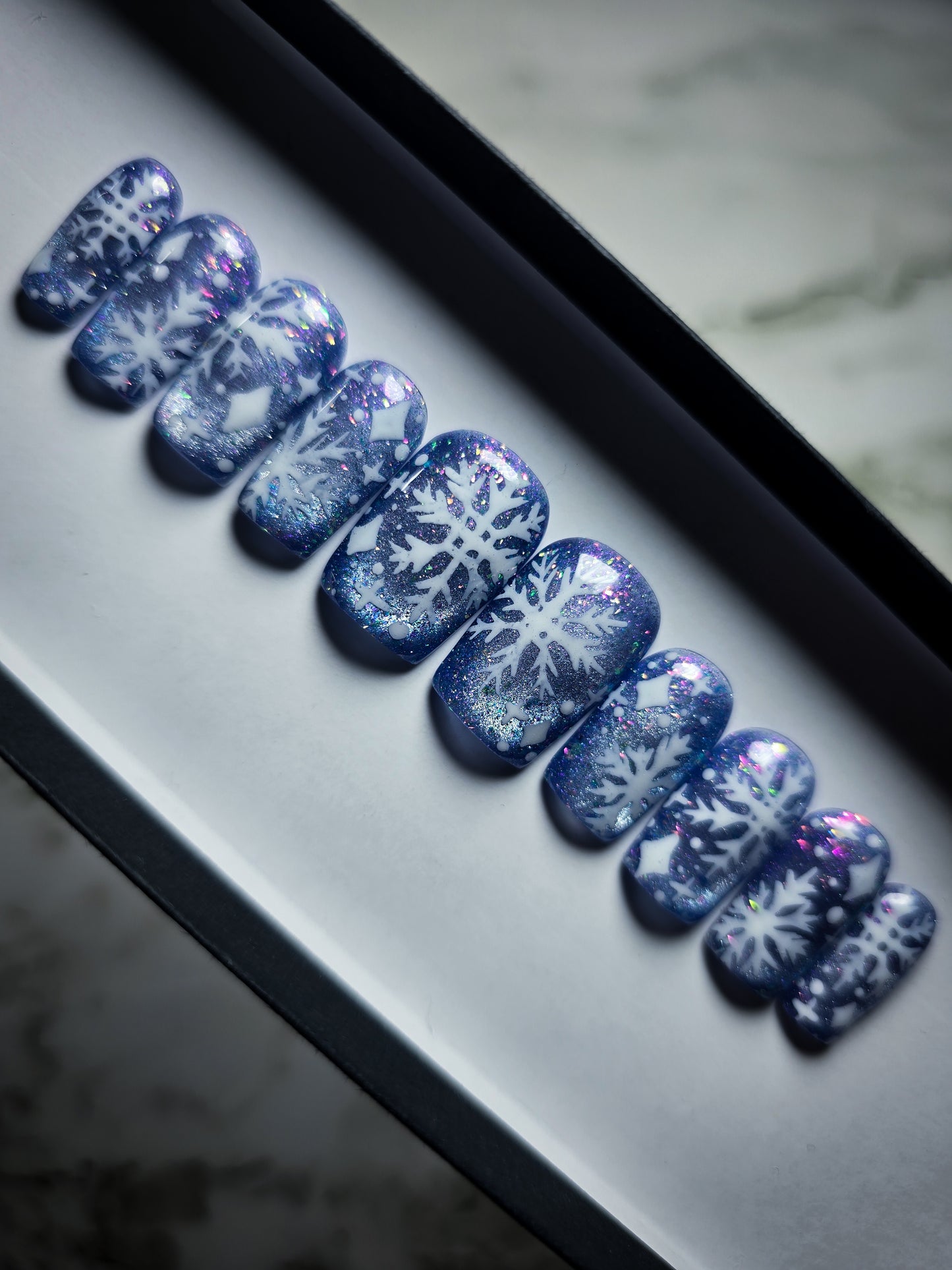 Winter Queen Press on Nail Set