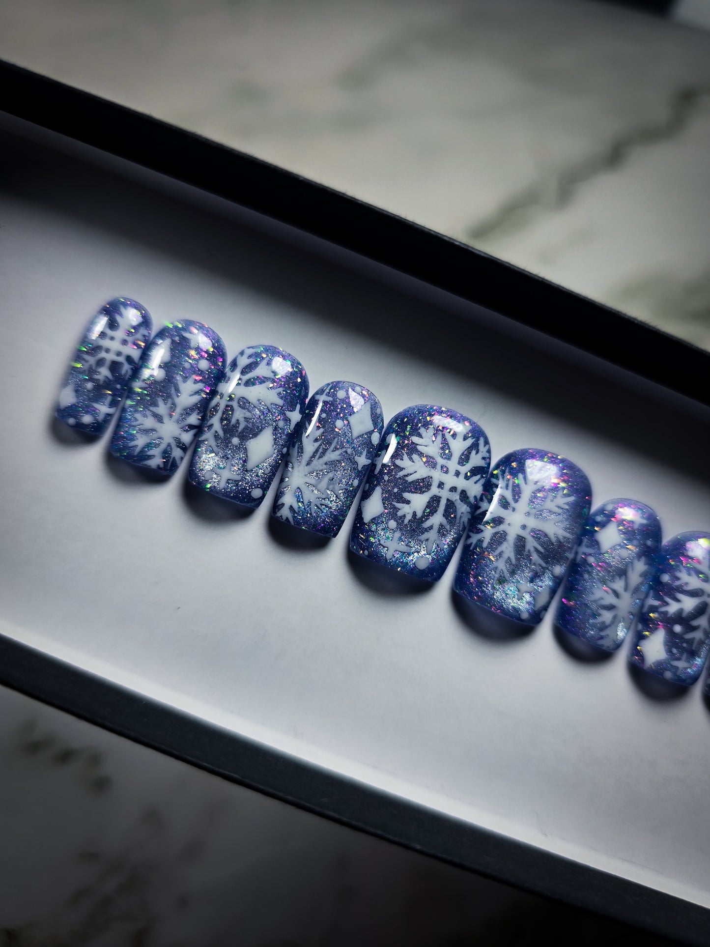 Winter Queen Press on Nail Set