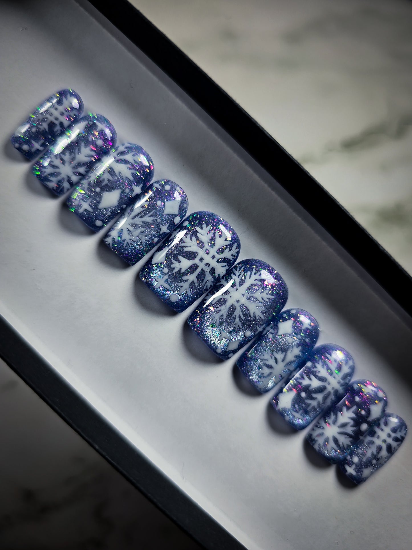 Winter Queen Press on Nail Set