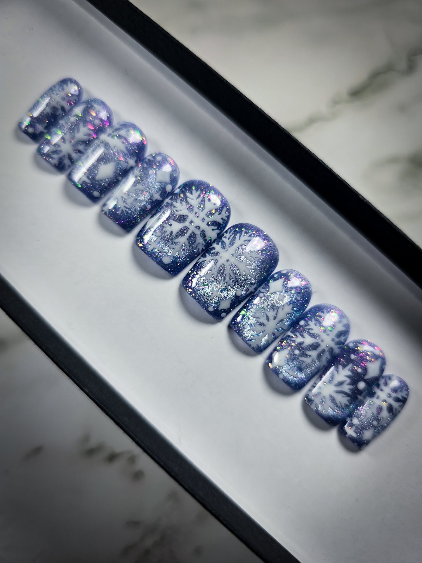 Winter Queen Press on Nail Set
