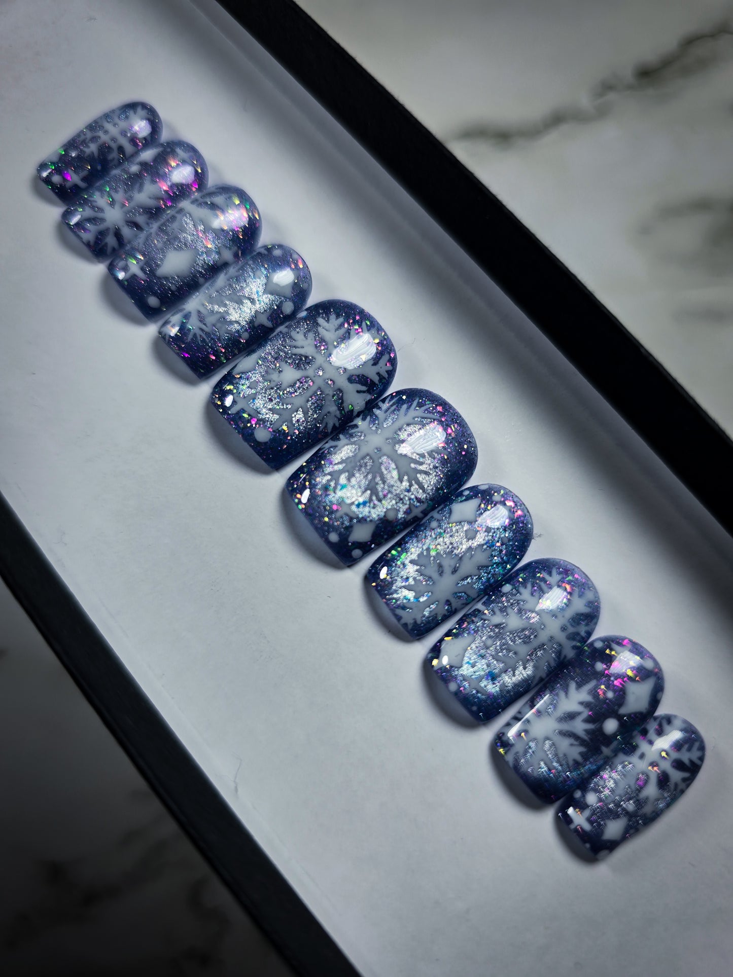 Winter Queen Press on Nail Set