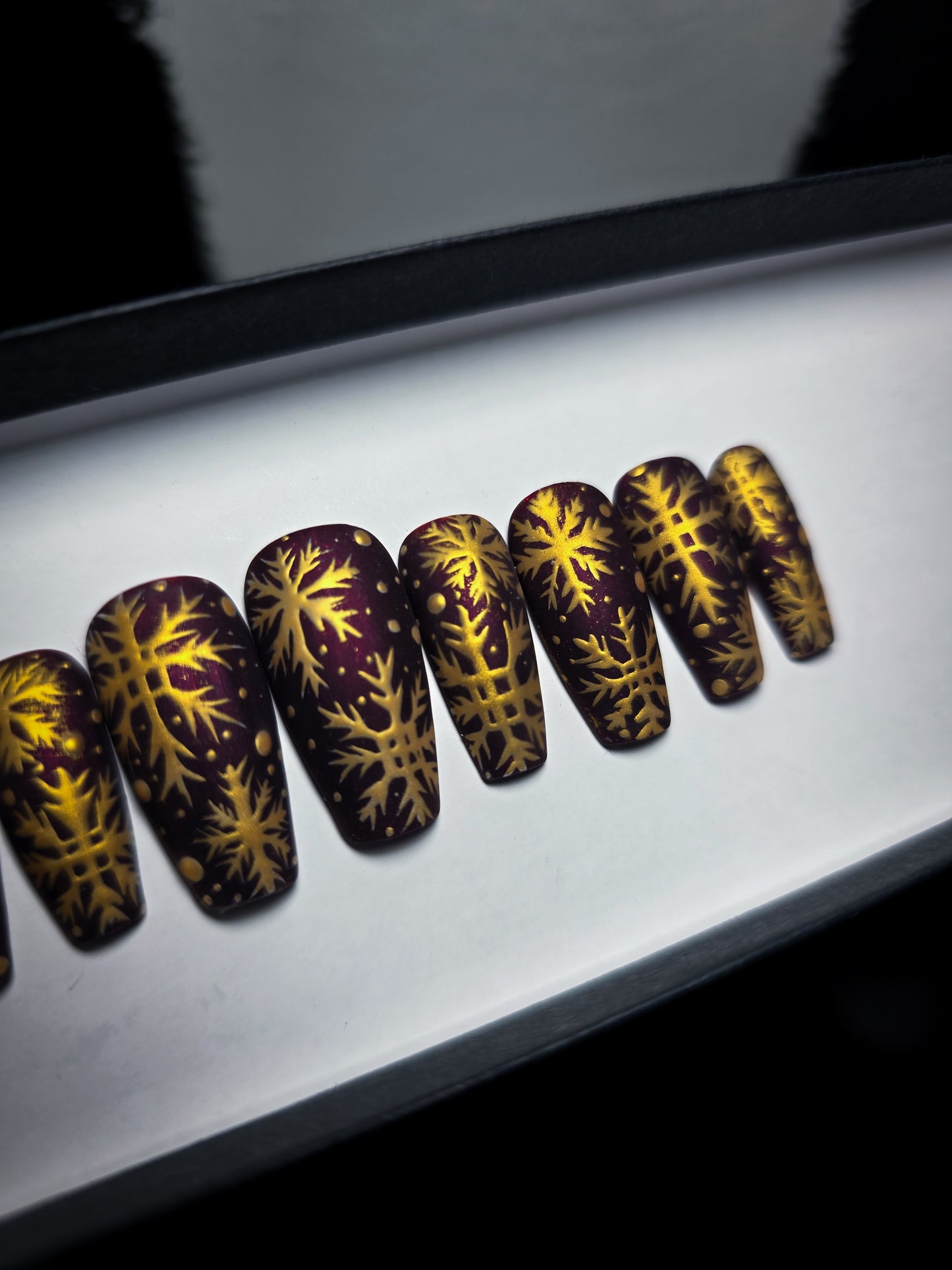 Snowy Nights Press on Nail Set