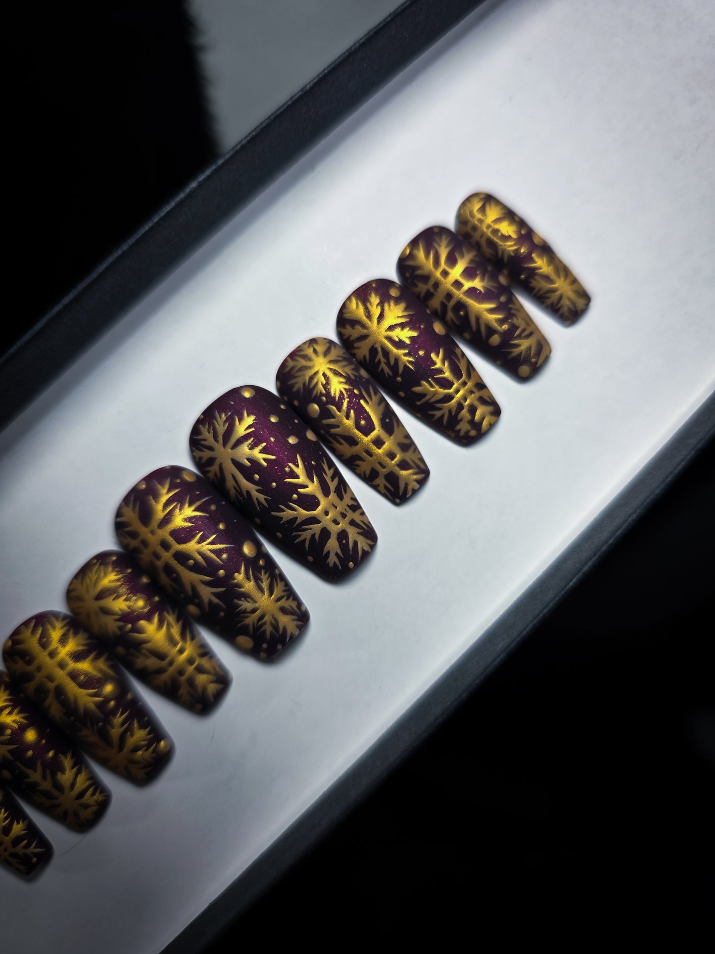 Snowy Nights Press on Nail Set