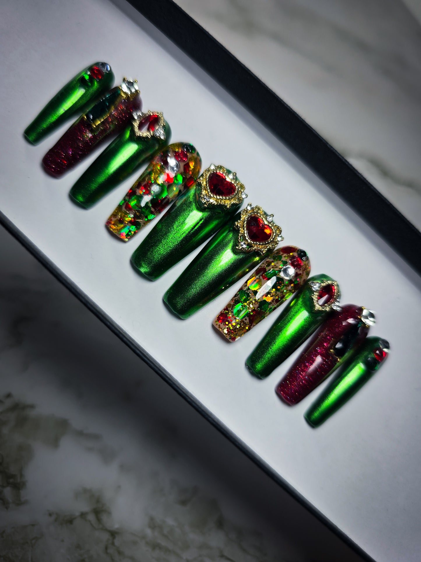 Holiday Bling Press on Nail Set