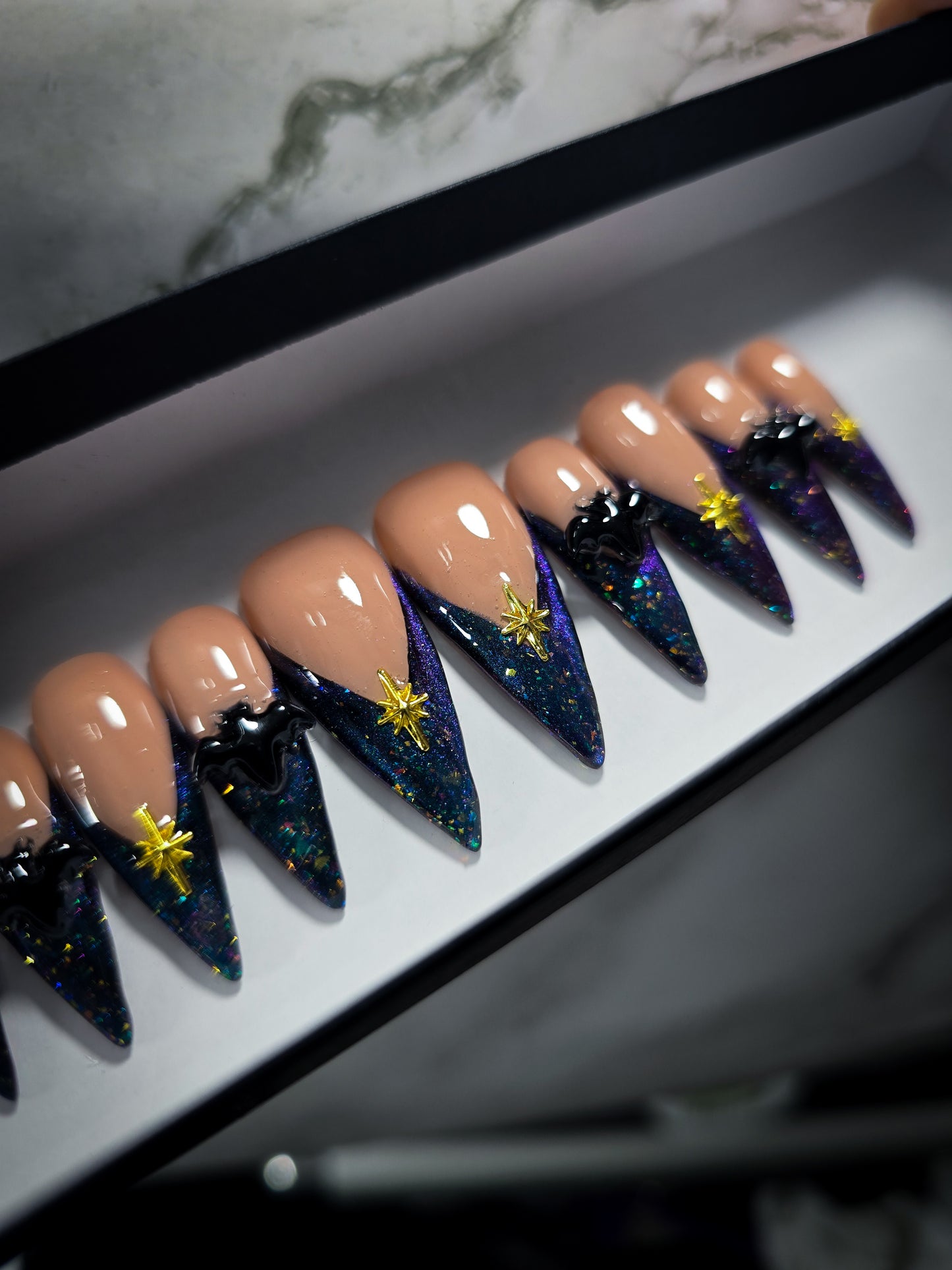 Nocturnal Press on Nail Set