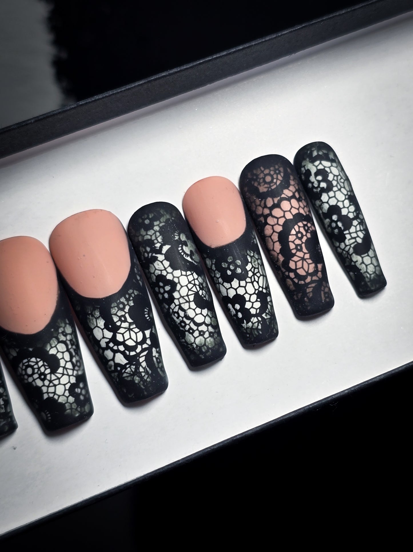 Covered in Lace Press on Nail Set