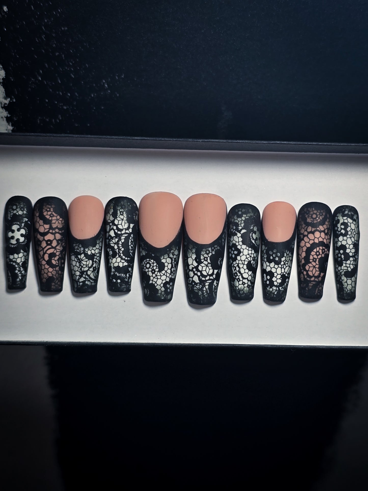 Covered in Lace Press on Nail Set
