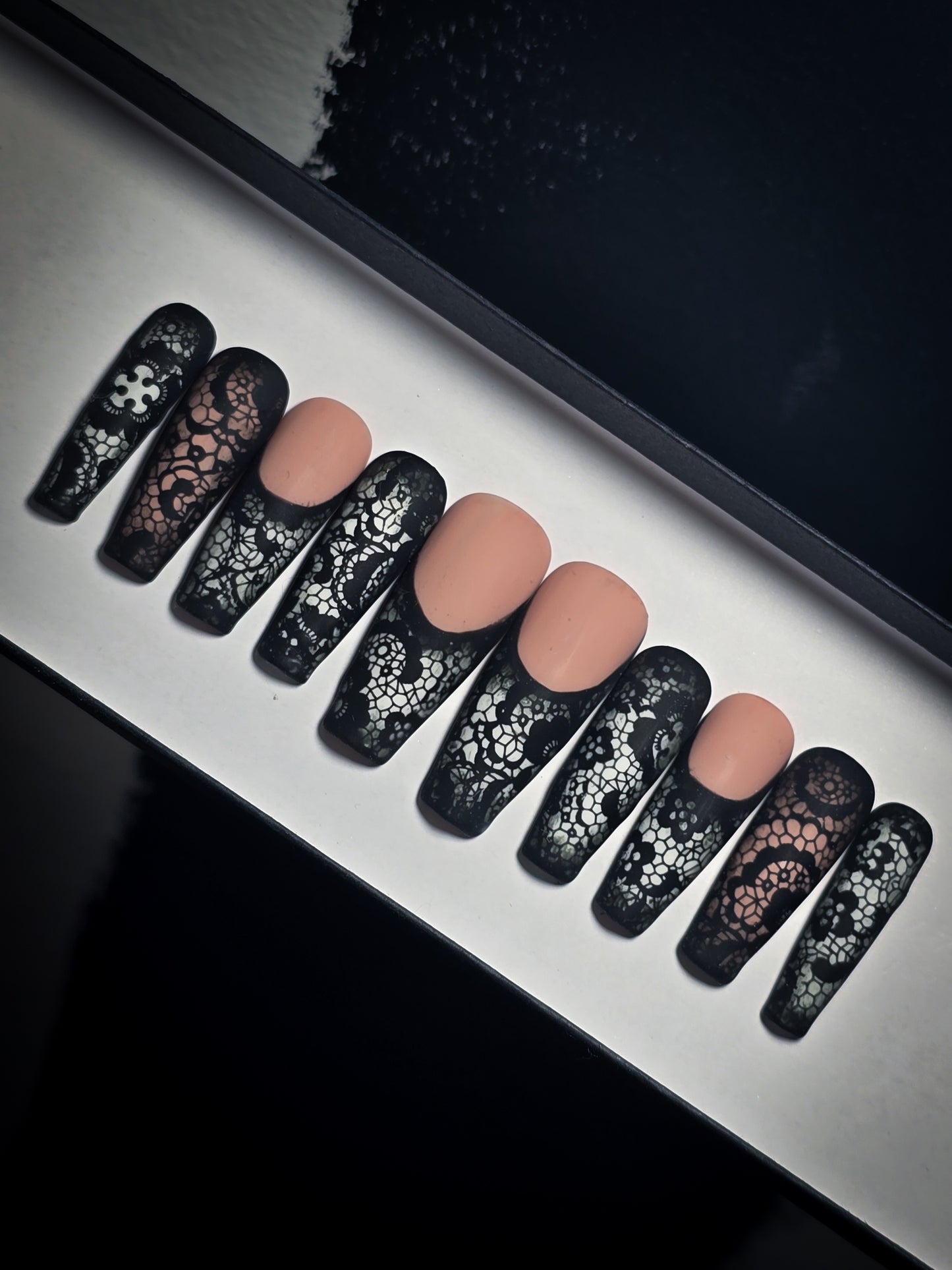 Covered in Lace Press on Nail Set