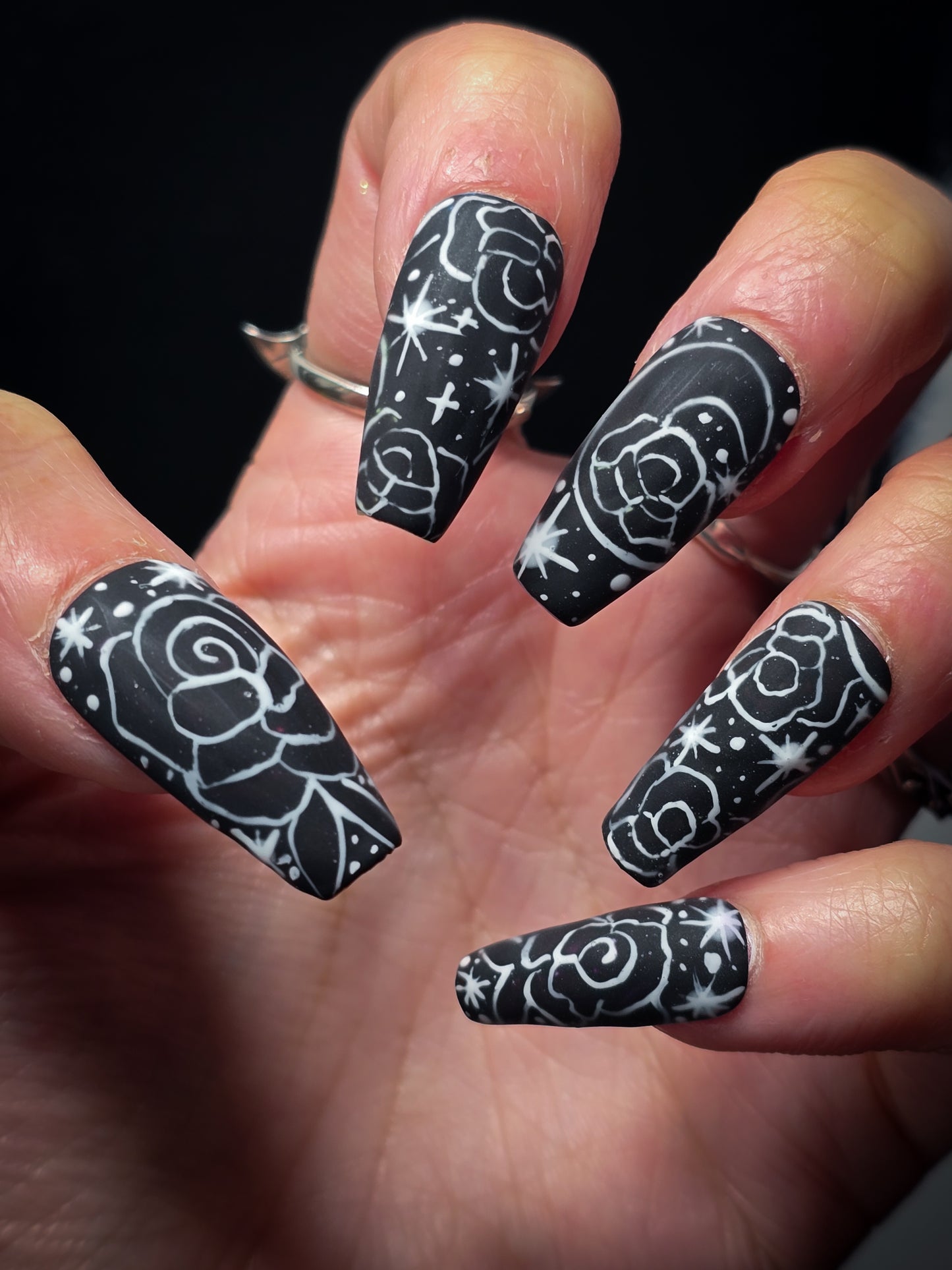 Magik Rose (Thermal) Press on Nail set