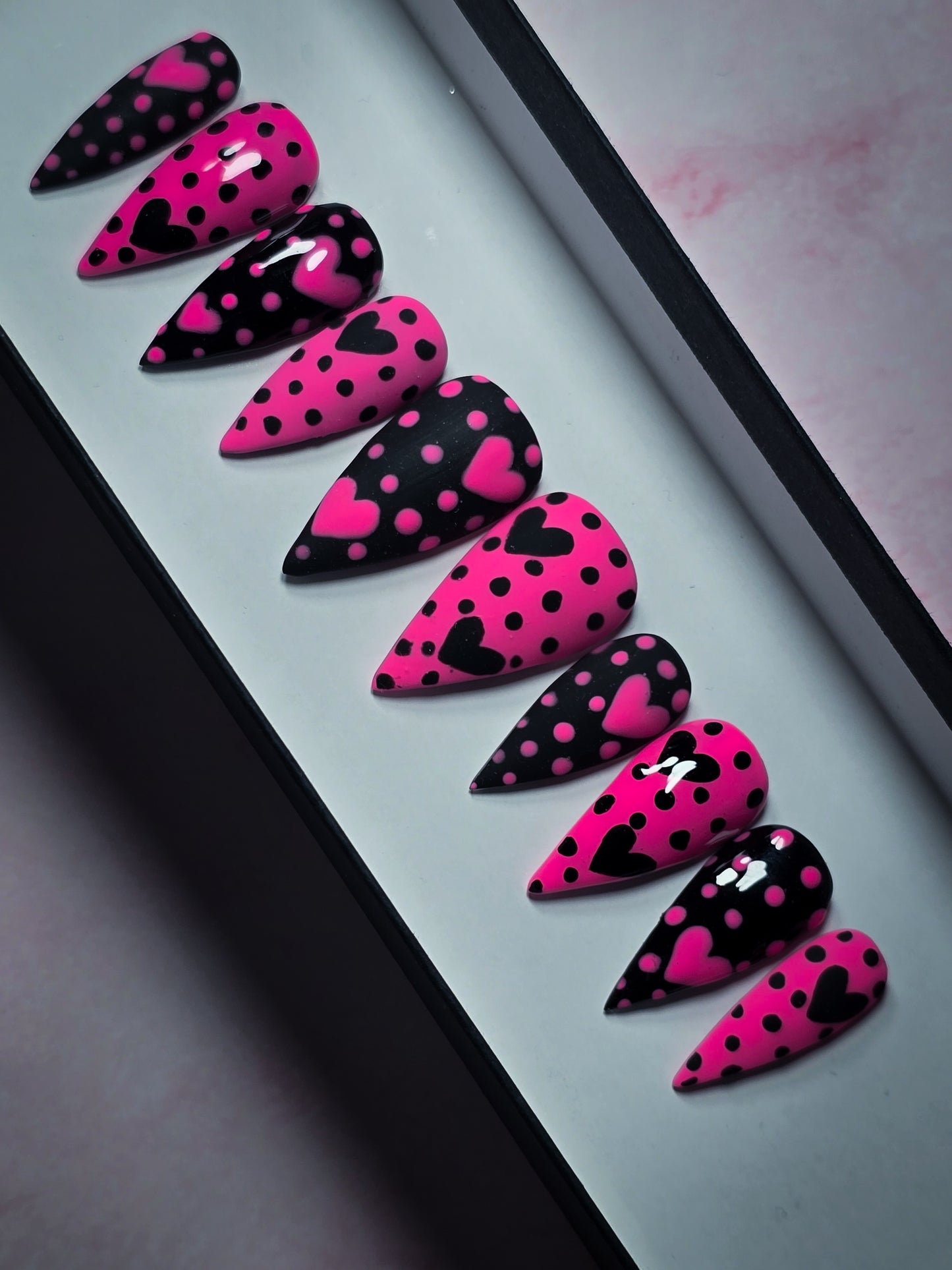 Just My Type (Glow in the Dark) Press on Nail Set