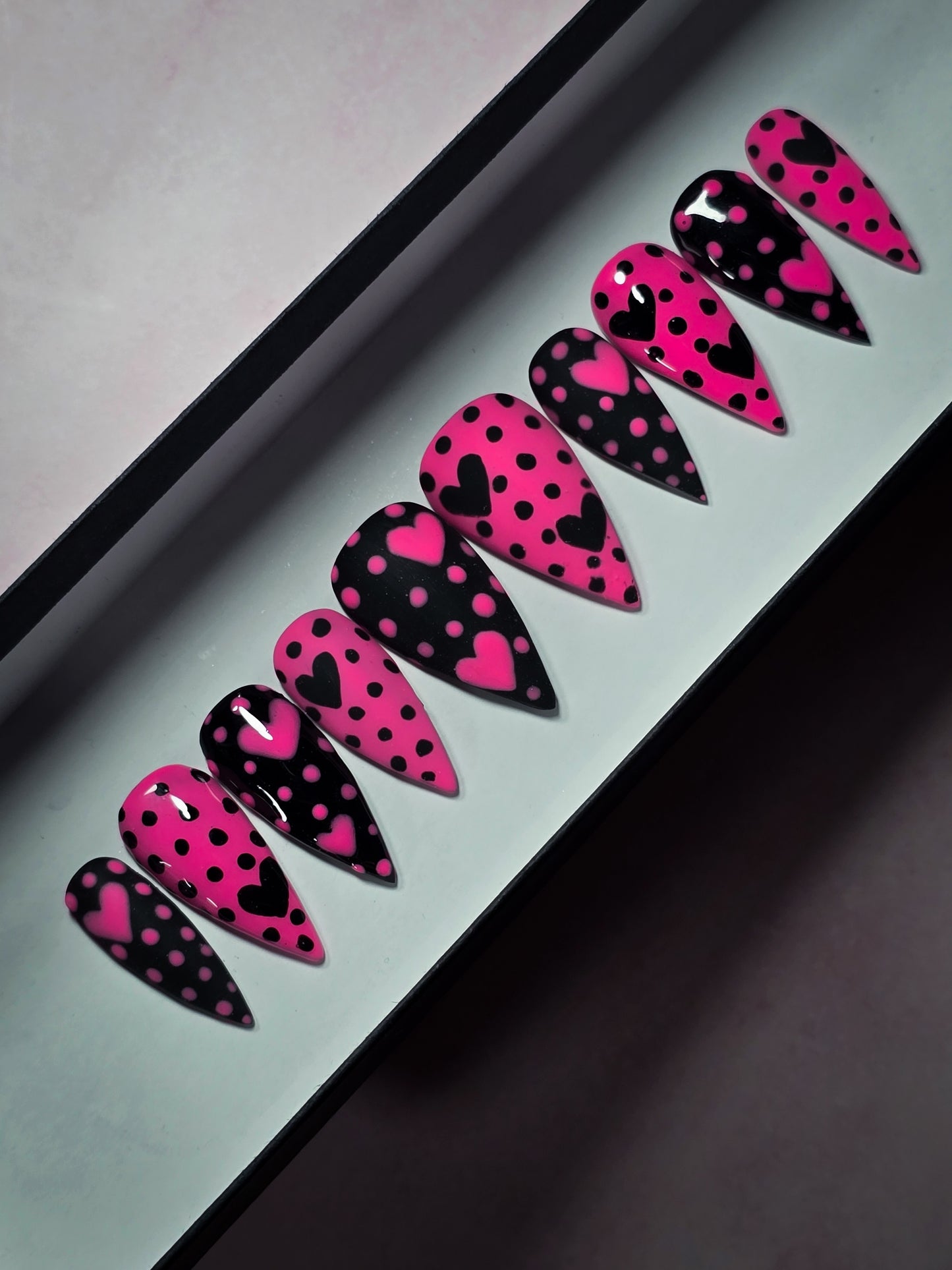 Just My Type (Glow in the Dark) Press on Nail Set