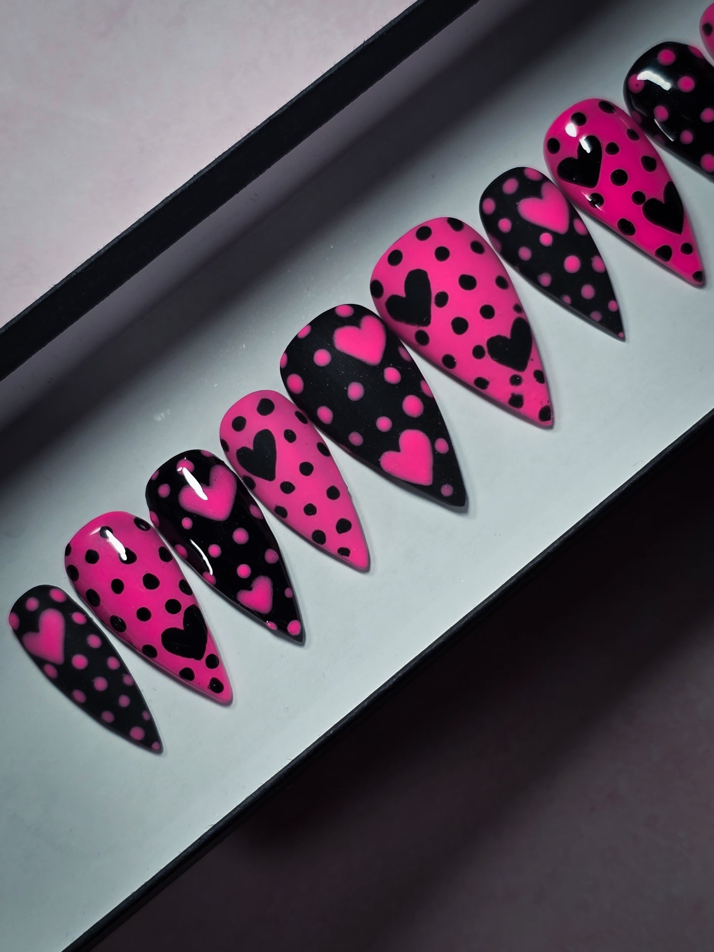 Just My Type (Glow in the Dark) Press on Nail Set