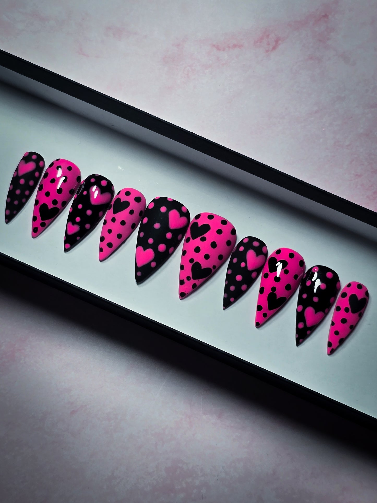 Just My Type (Glow in the Dark) Press on Nail Set