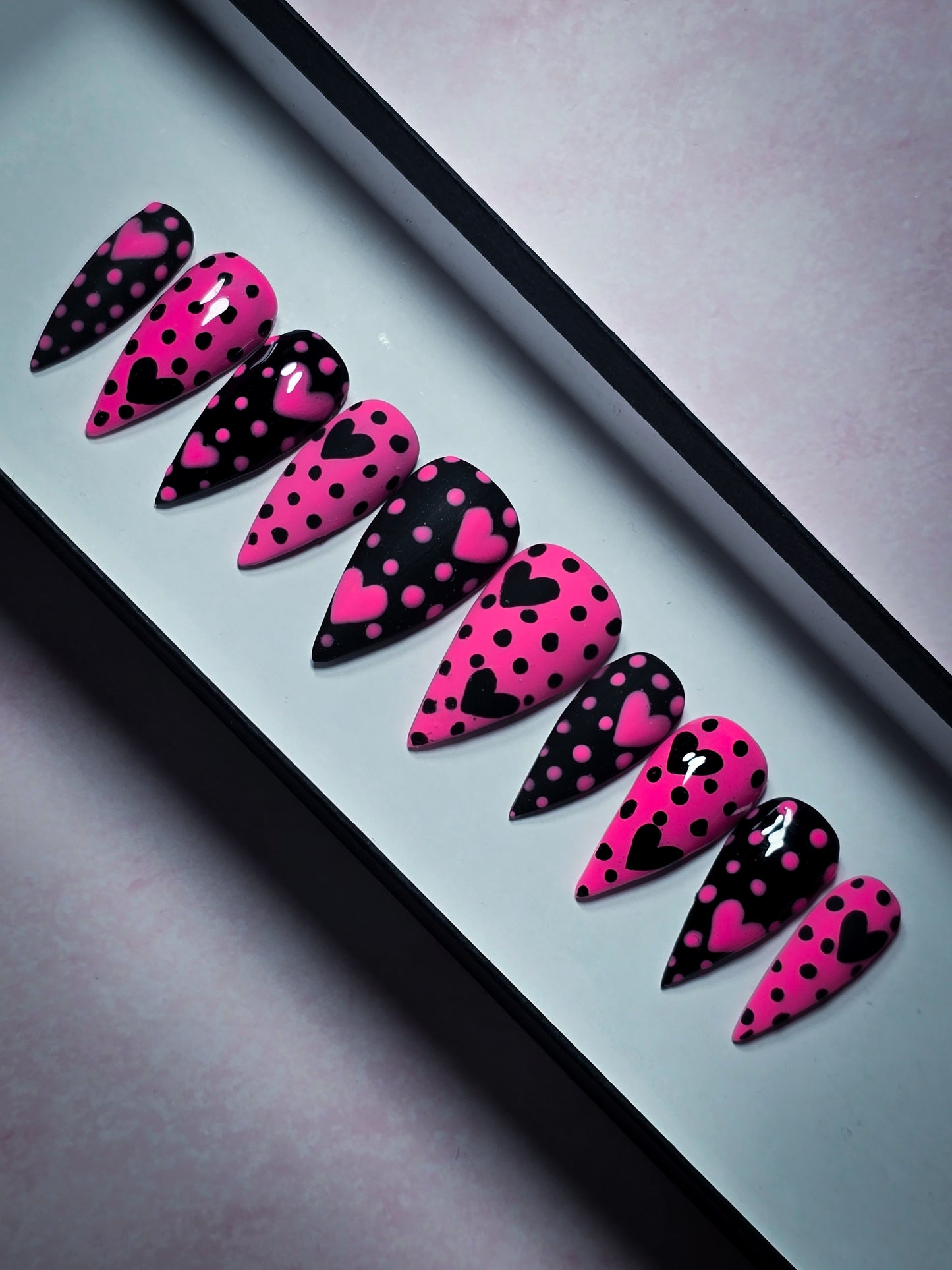 Just My Type (Glow in the Dark) Press on Nail Set