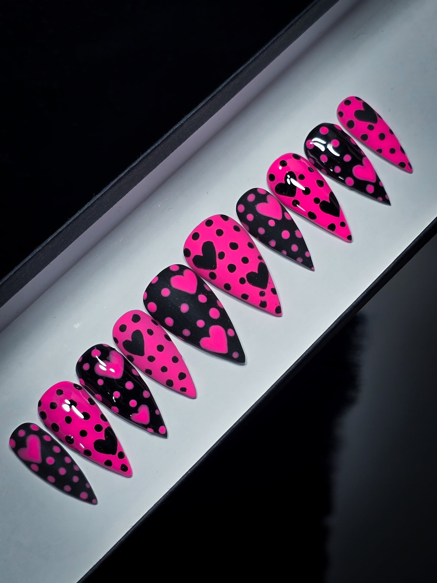Just My Type (Glow in the Dark) Press on Nail Set