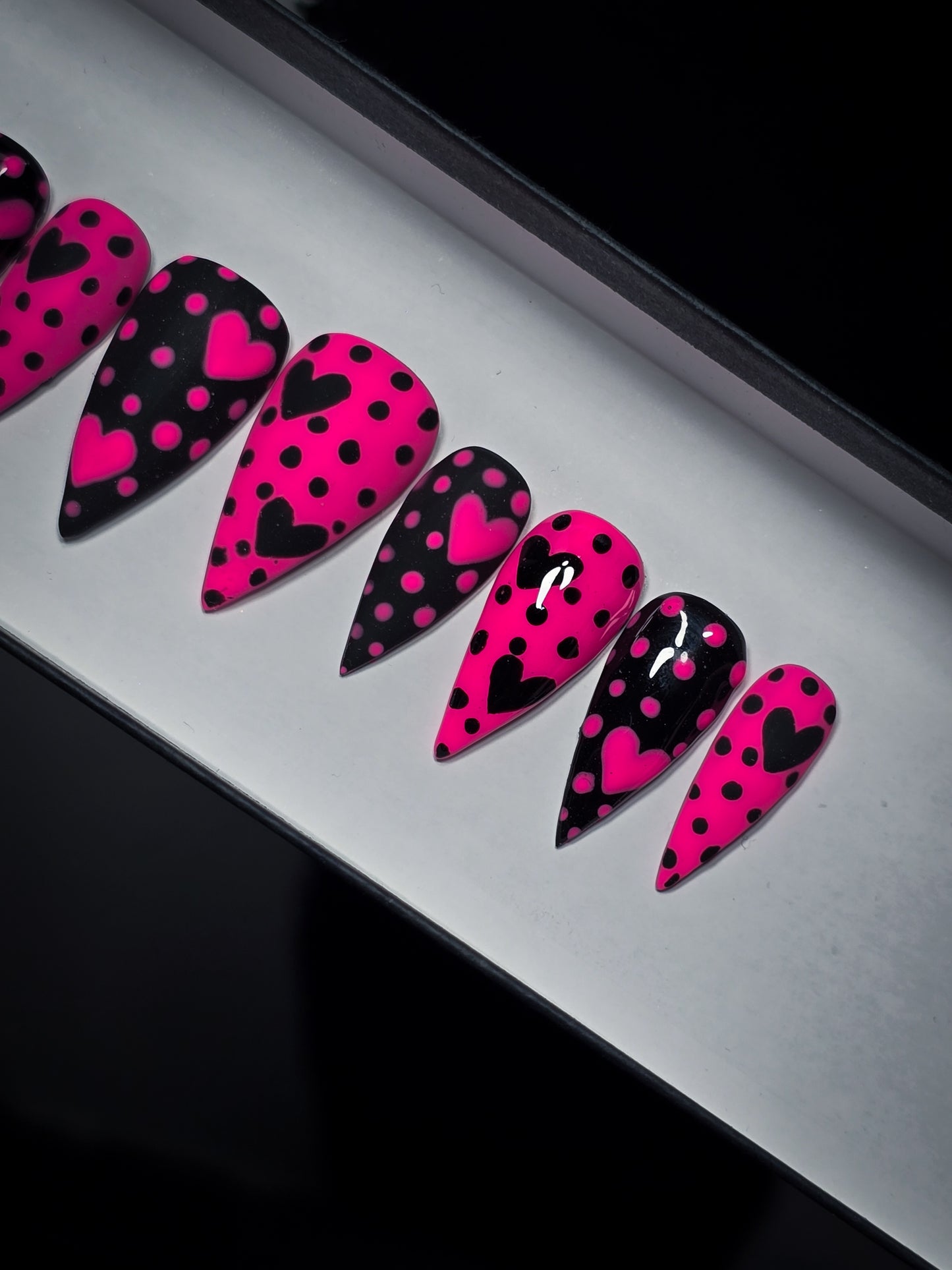 Just My Type (Glow in the Dark) Press on Nail Set