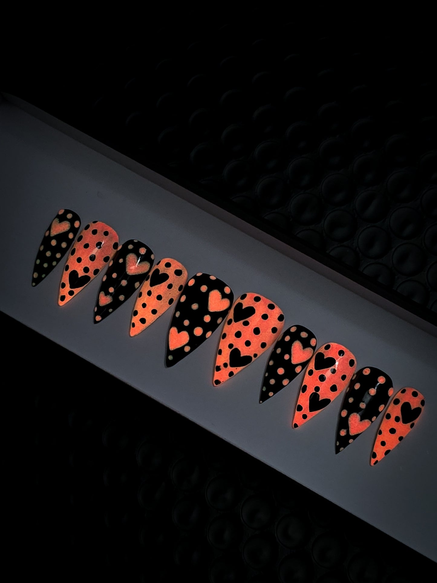 Just My Type (Glow in the Dark) Press on Nail Set