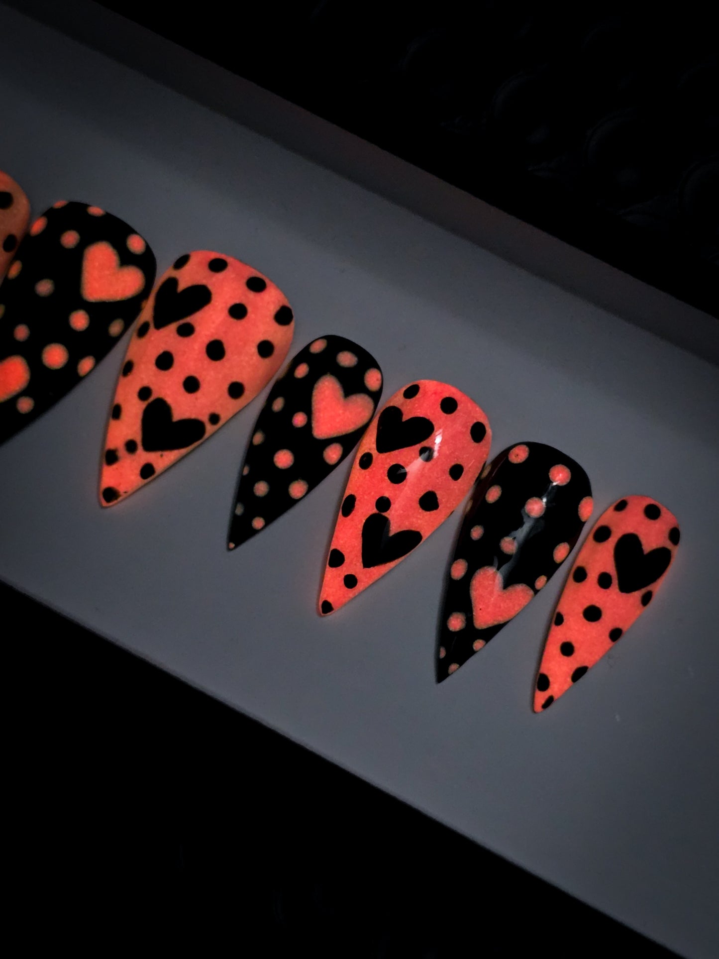 Just My Type (Glow in the Dark) Press on Nail Set
