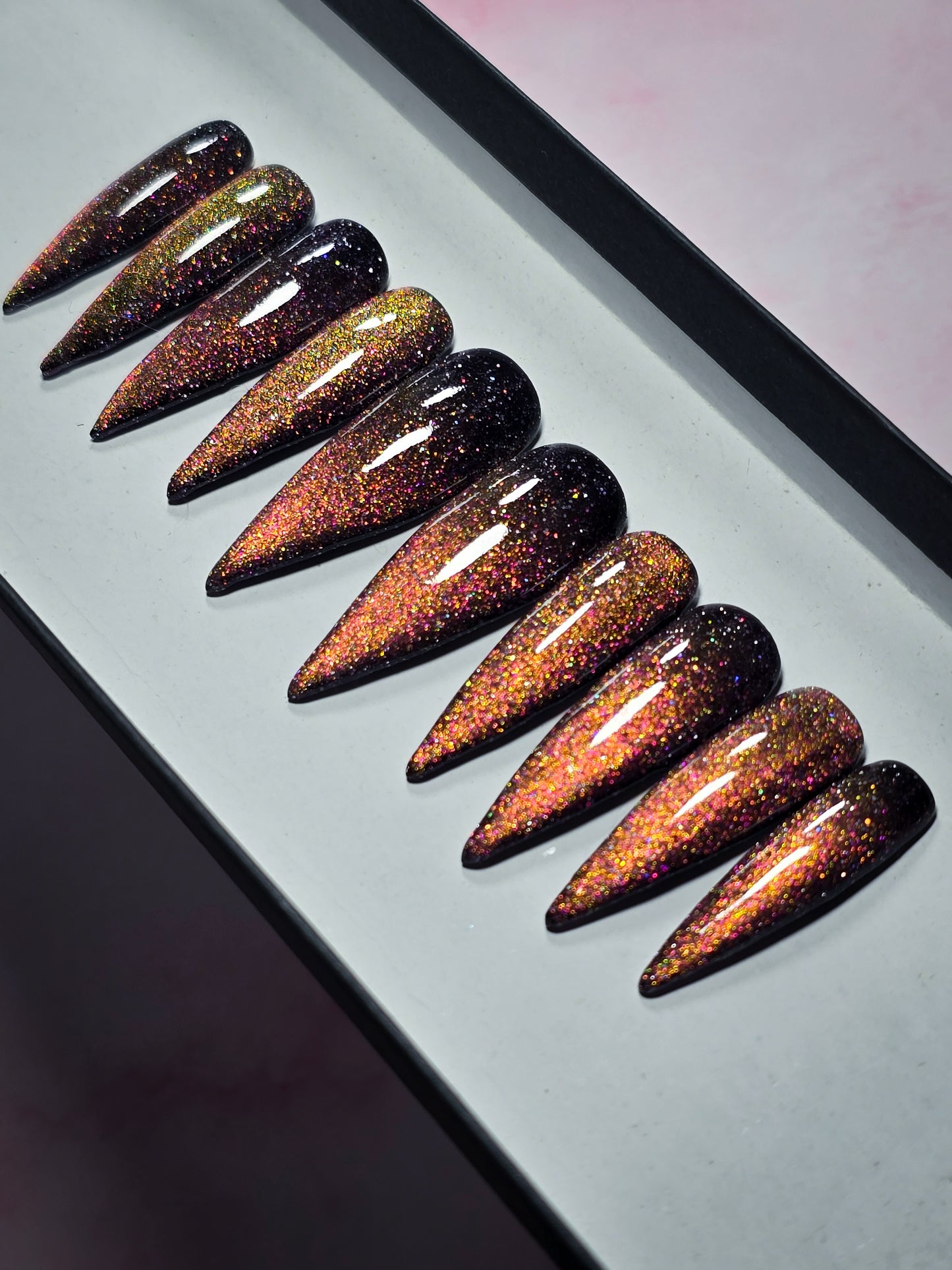 The Nights Shadow Press on Nail Set