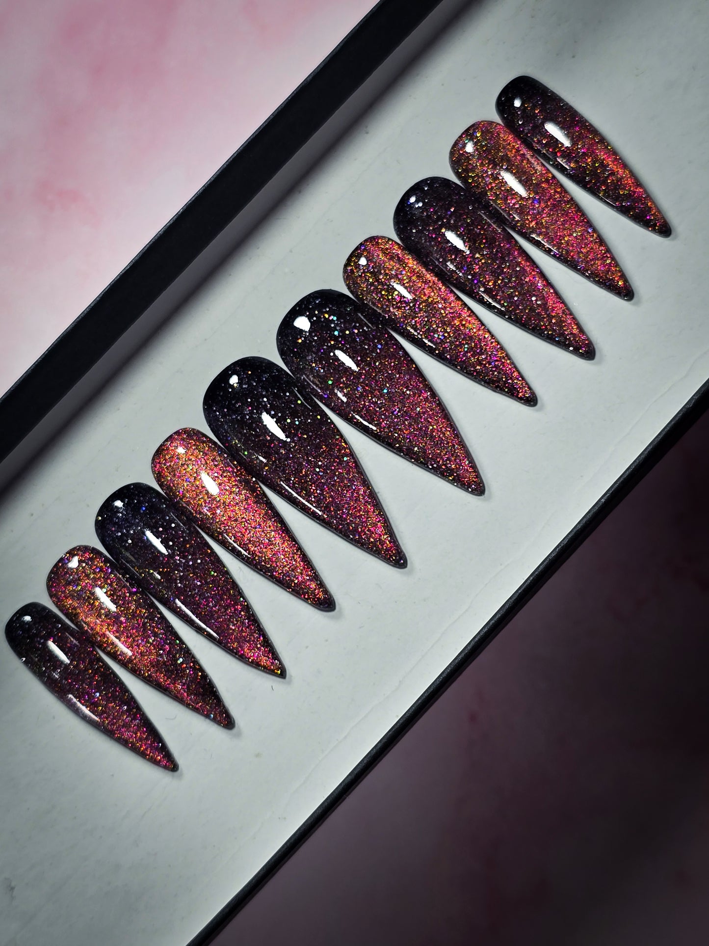 The Nights Shadow Press on Nail Set
