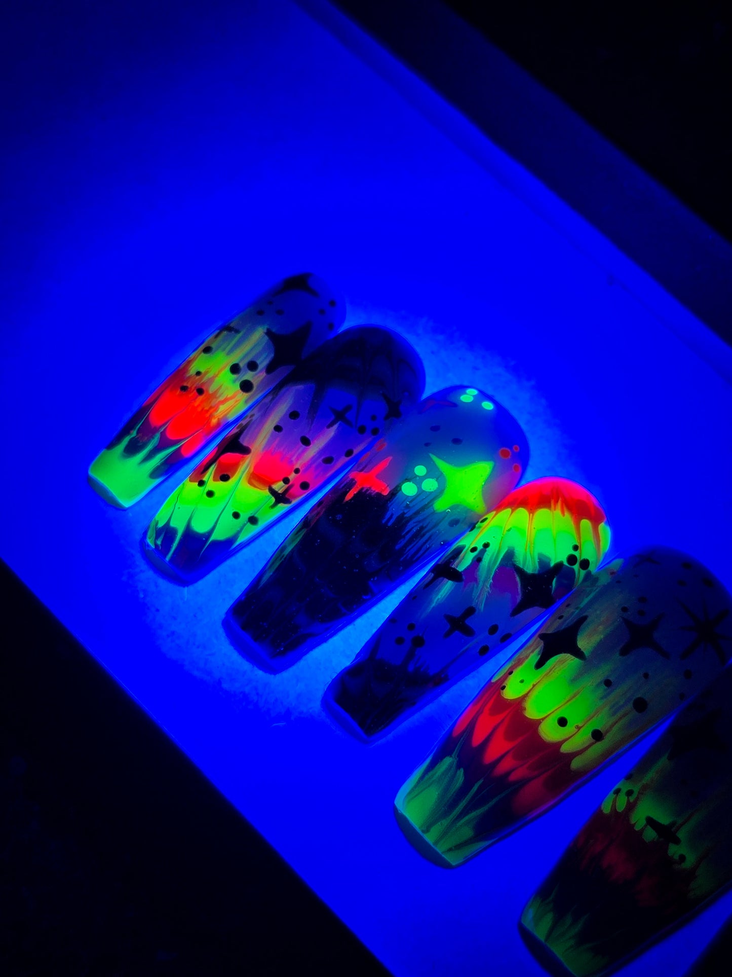 Cosmic Splash Press on Nail Set