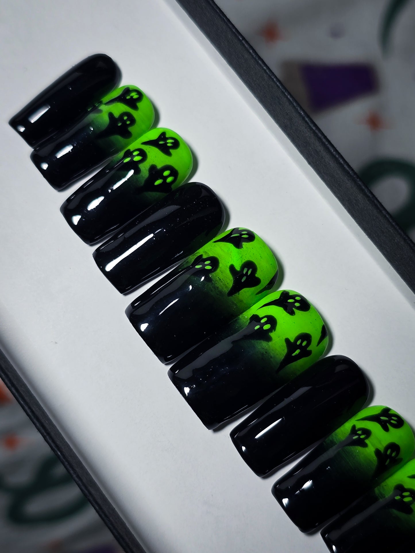 Neon Spirits Press on Nail Set