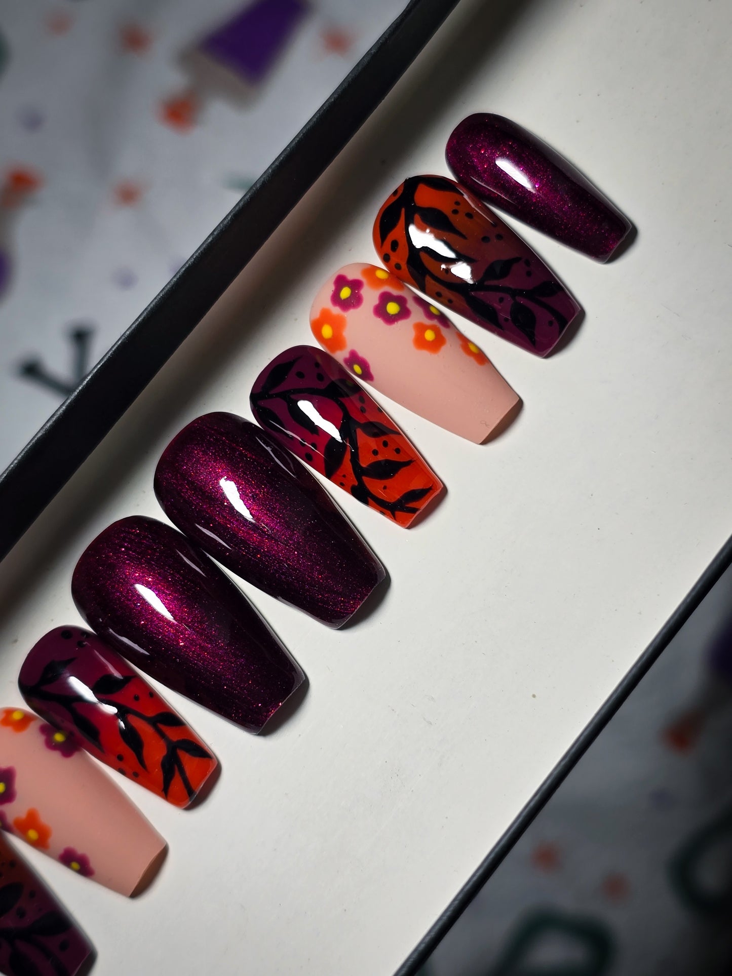 Autumn Whispers Press on Nail Set