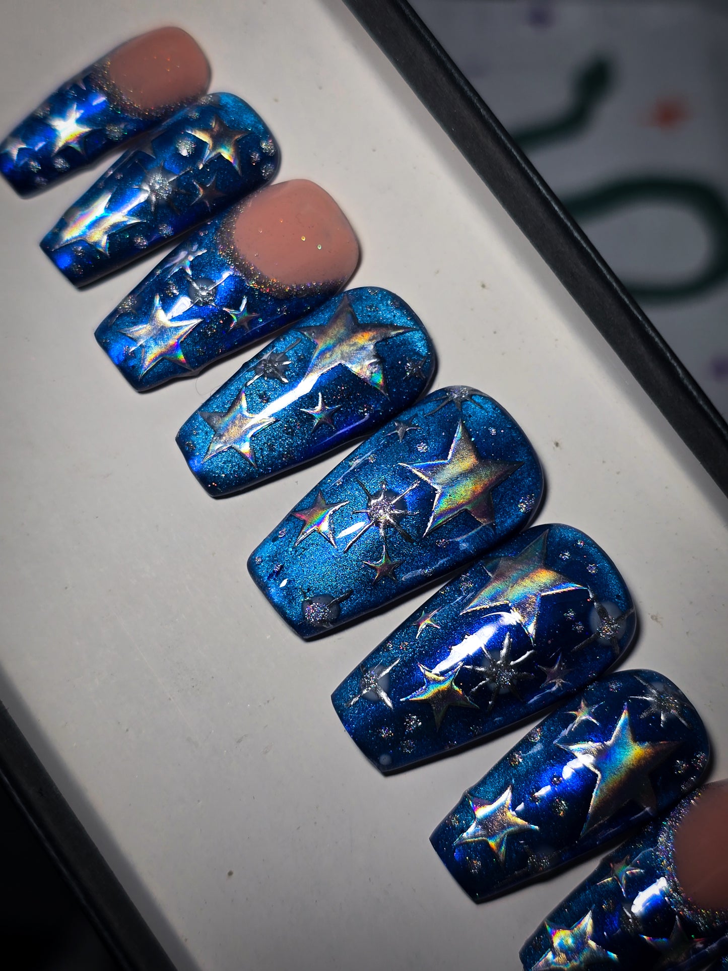 Stellar Night Press on Nail Set