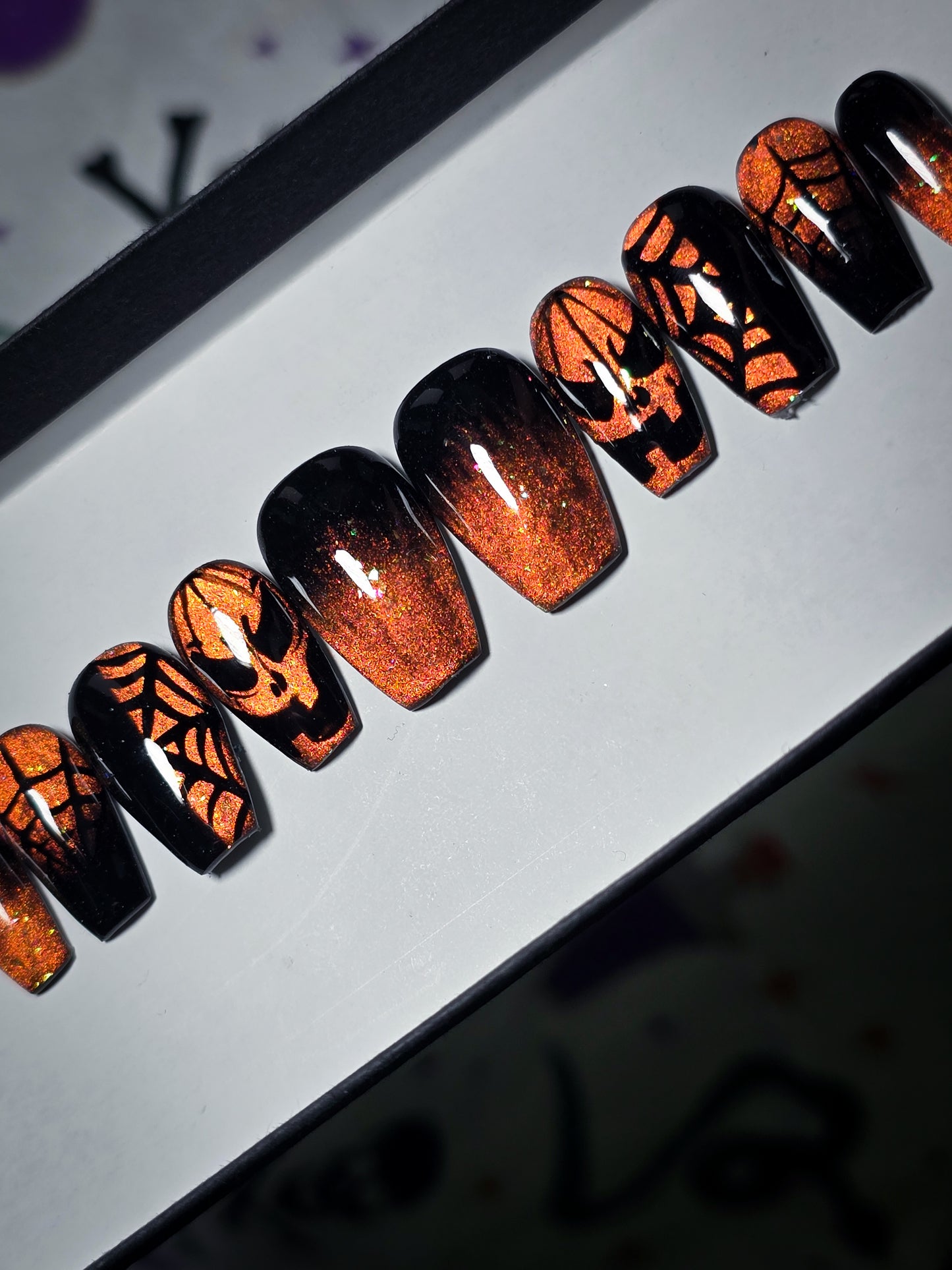 Spooky Shine Press on Nail Set