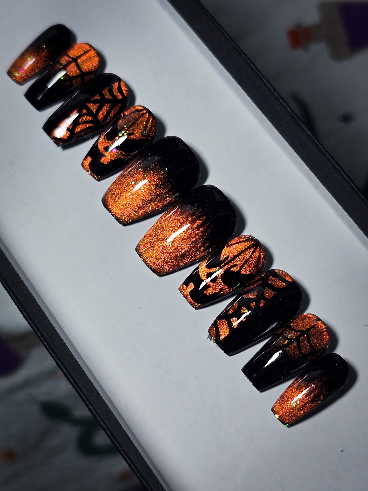 Spooky Shine Press on Nail Set