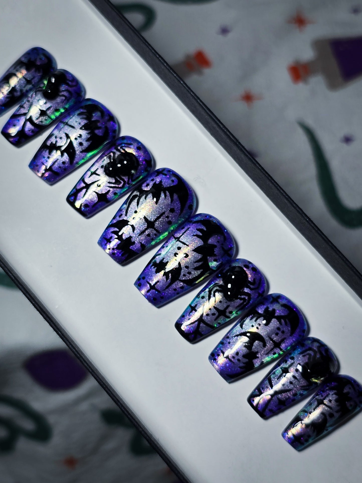 Midnight Mystery Press on Nail Set