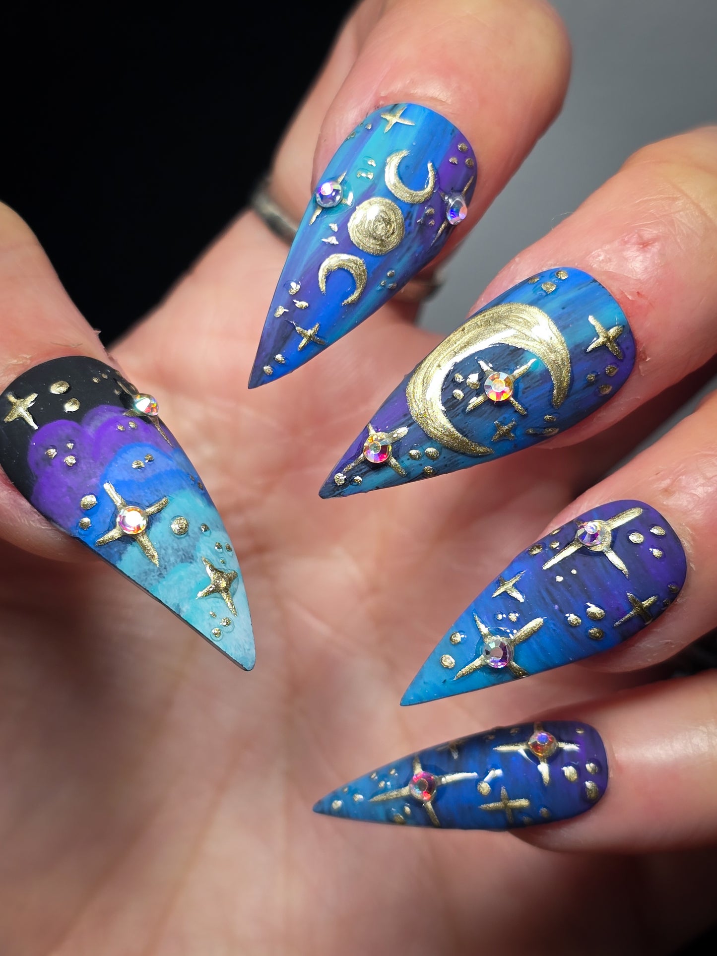Dark Sky Magic Press on Nail Set