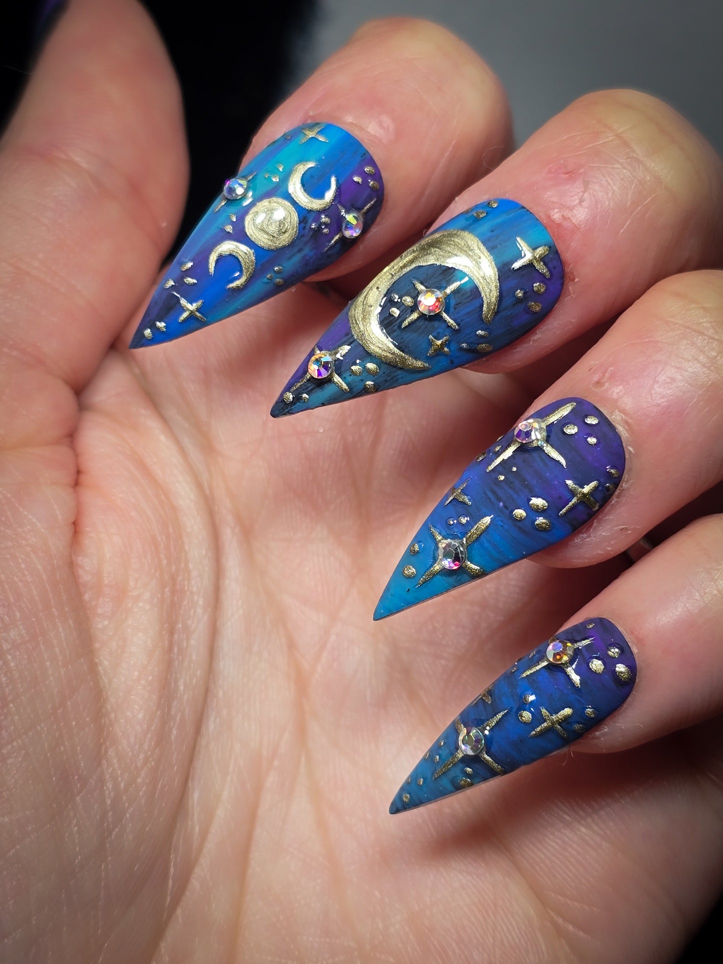 Dark Sky Magic Press on Nail Set