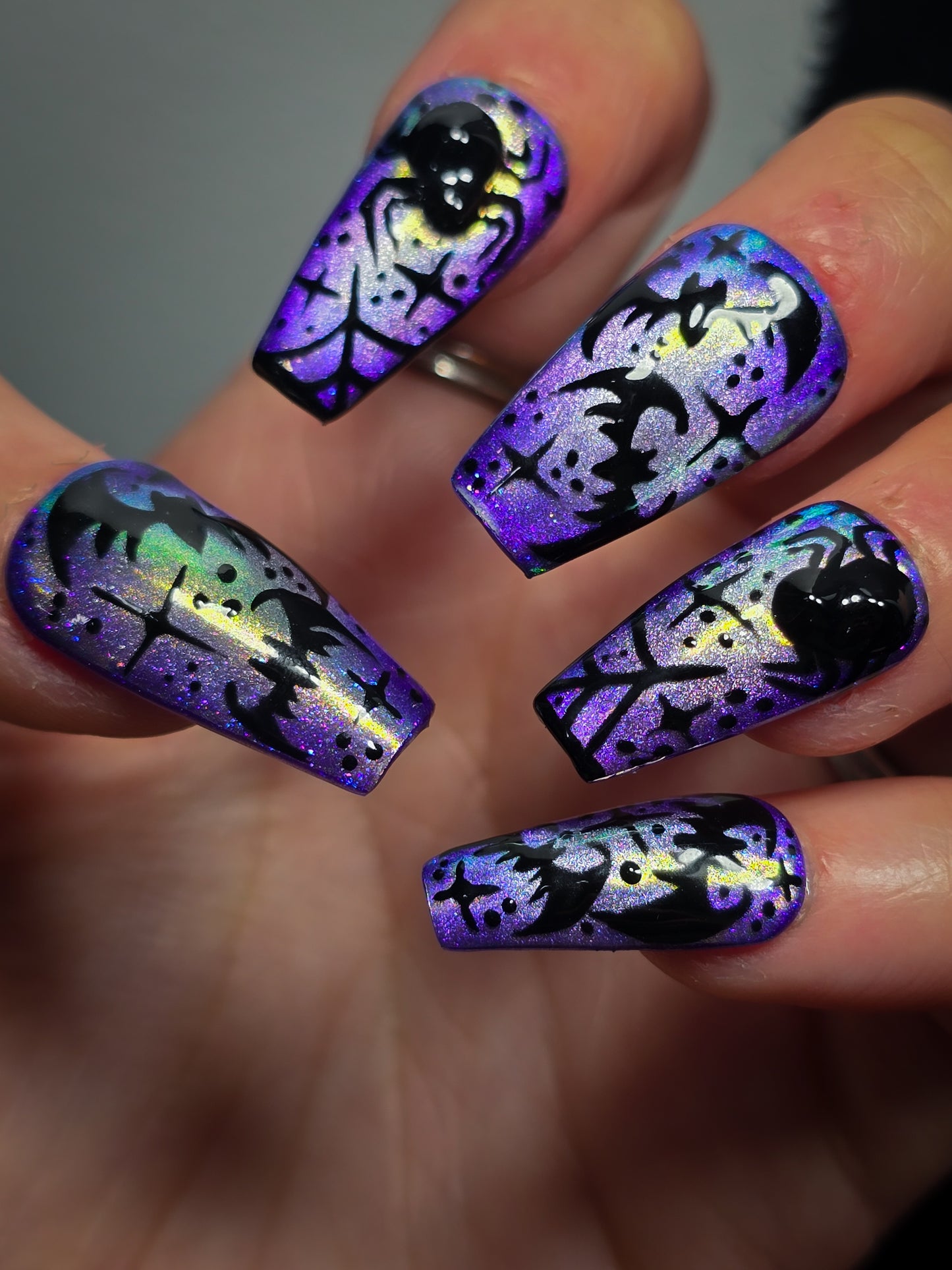 Midnight Mystery Press on Nail Set