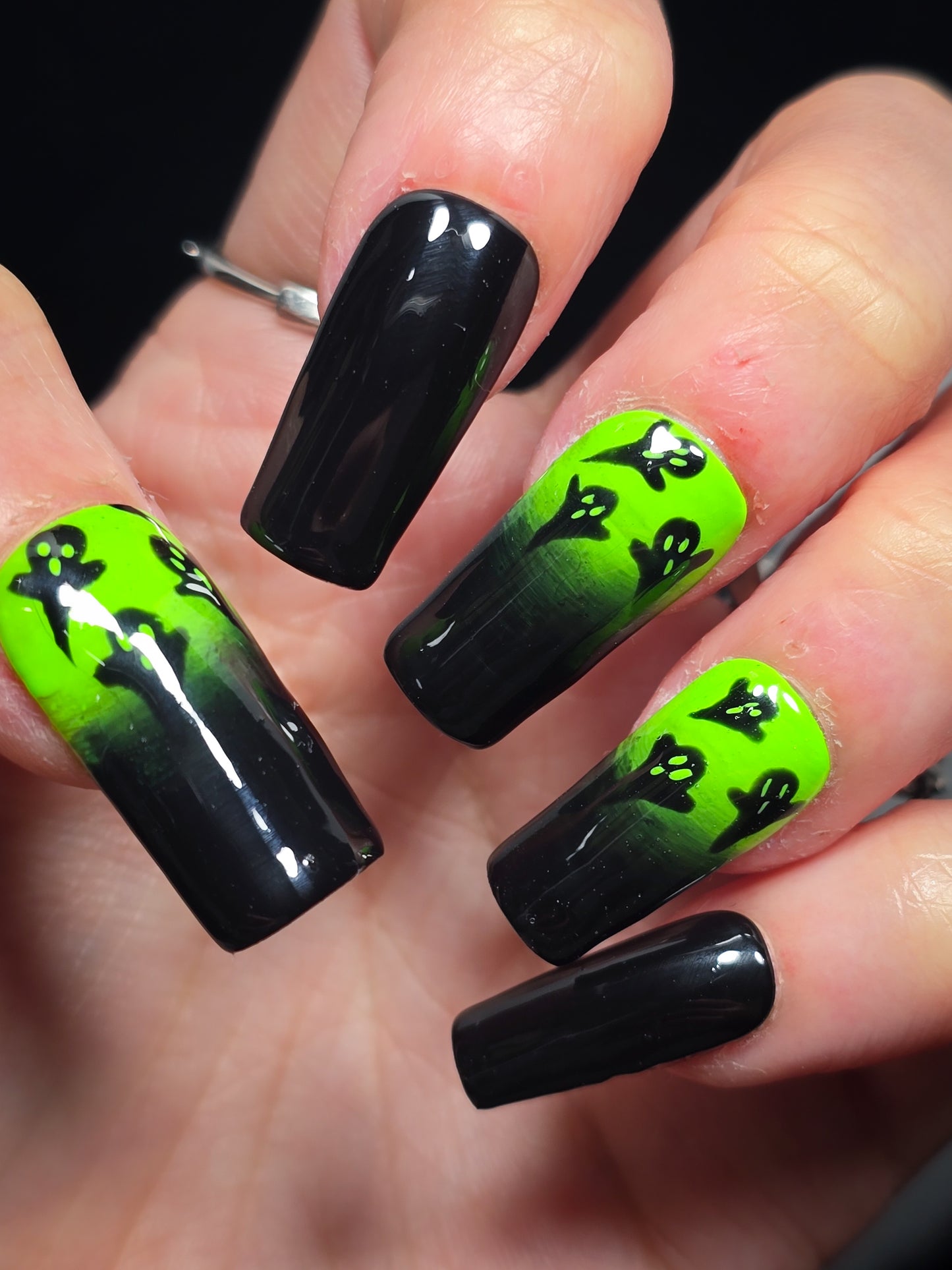 Neon Spirits Press on Nail Set