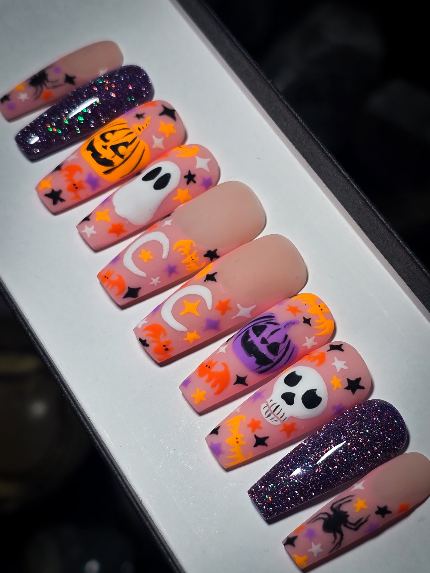 Pumpkin Party Press on Nail Set