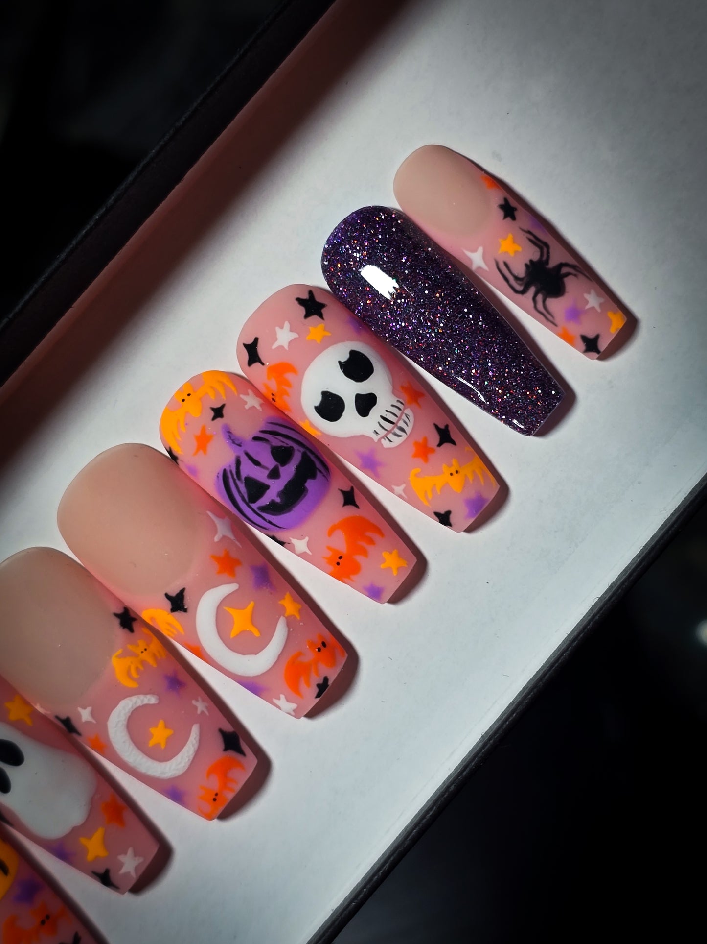 Pumpkin Party Press on Nail Set