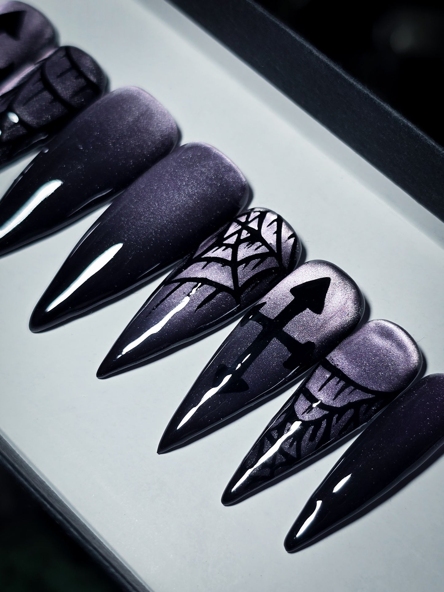 Midnight Shadows Press on Nail Set