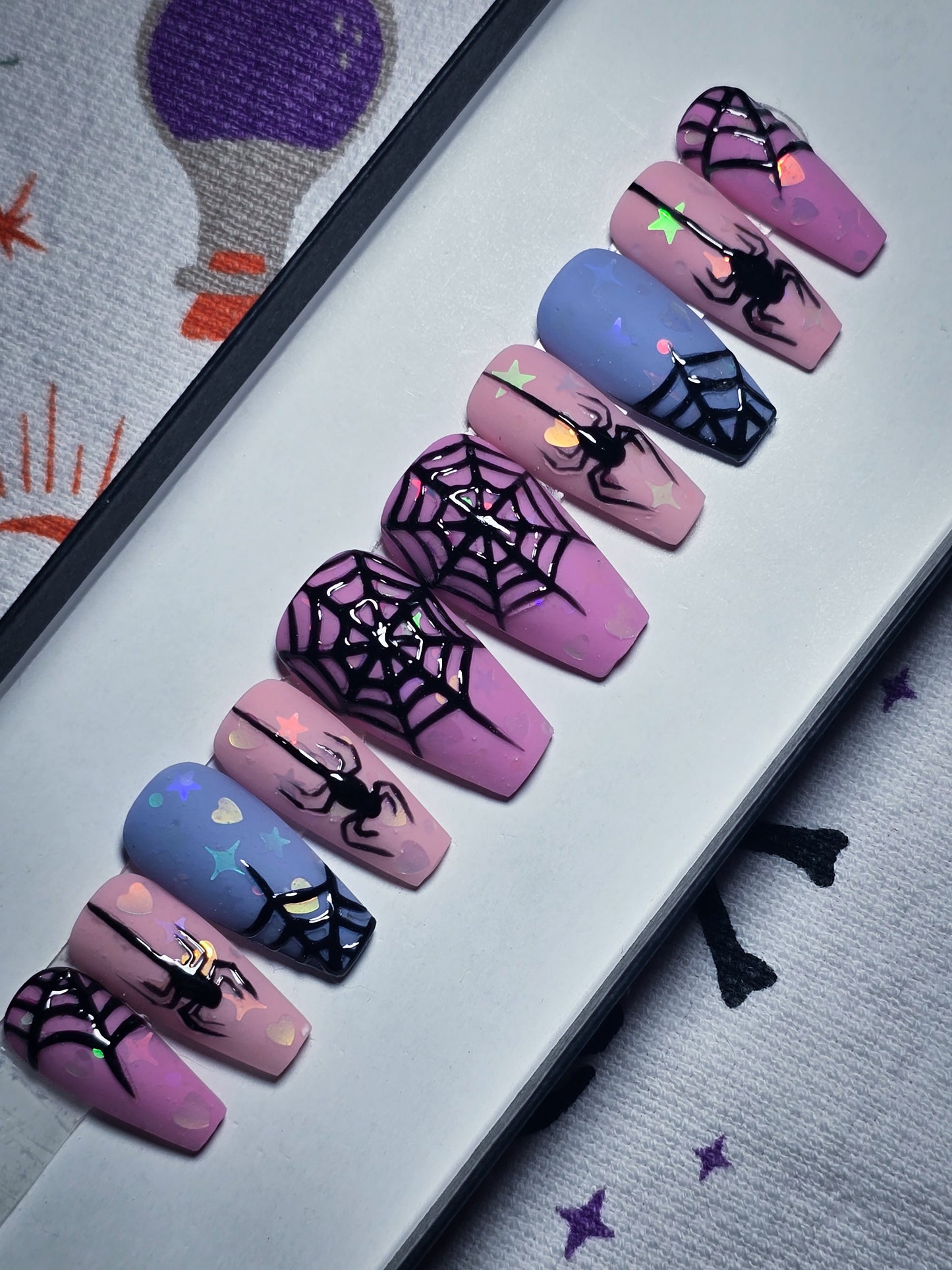 Love Bug press on Nail Set